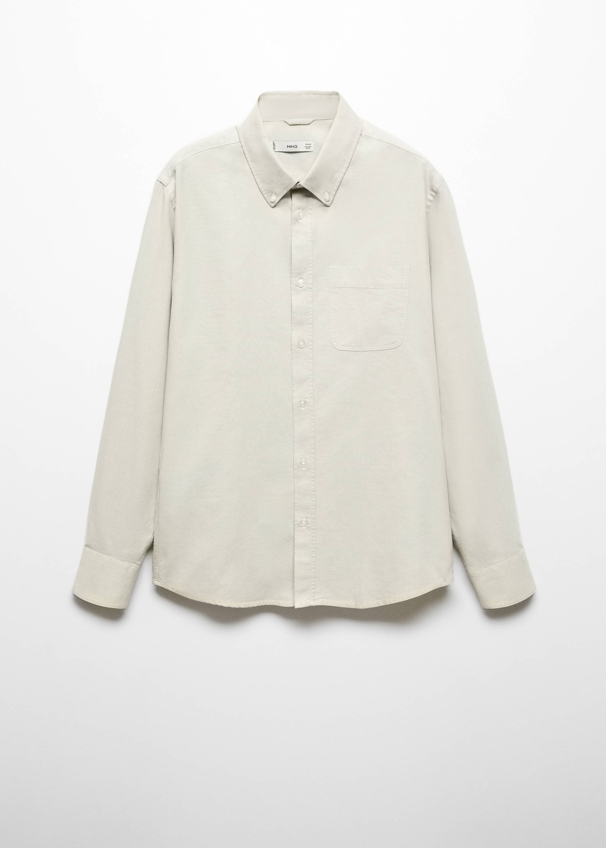 Chemise regular fit coton Oxford - Article sans modèle