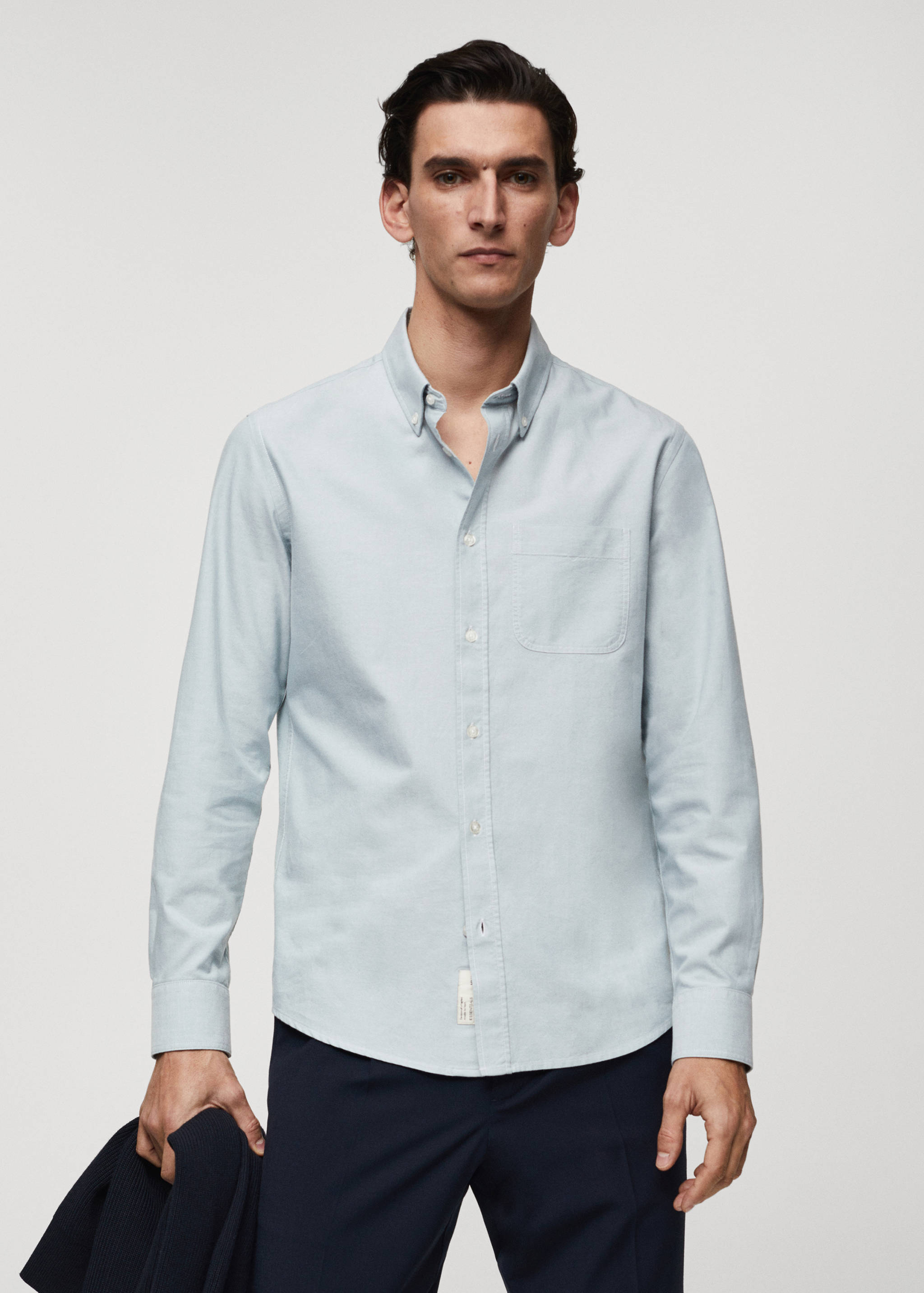 Chemise regular fit coton Oxford - Plan moyen