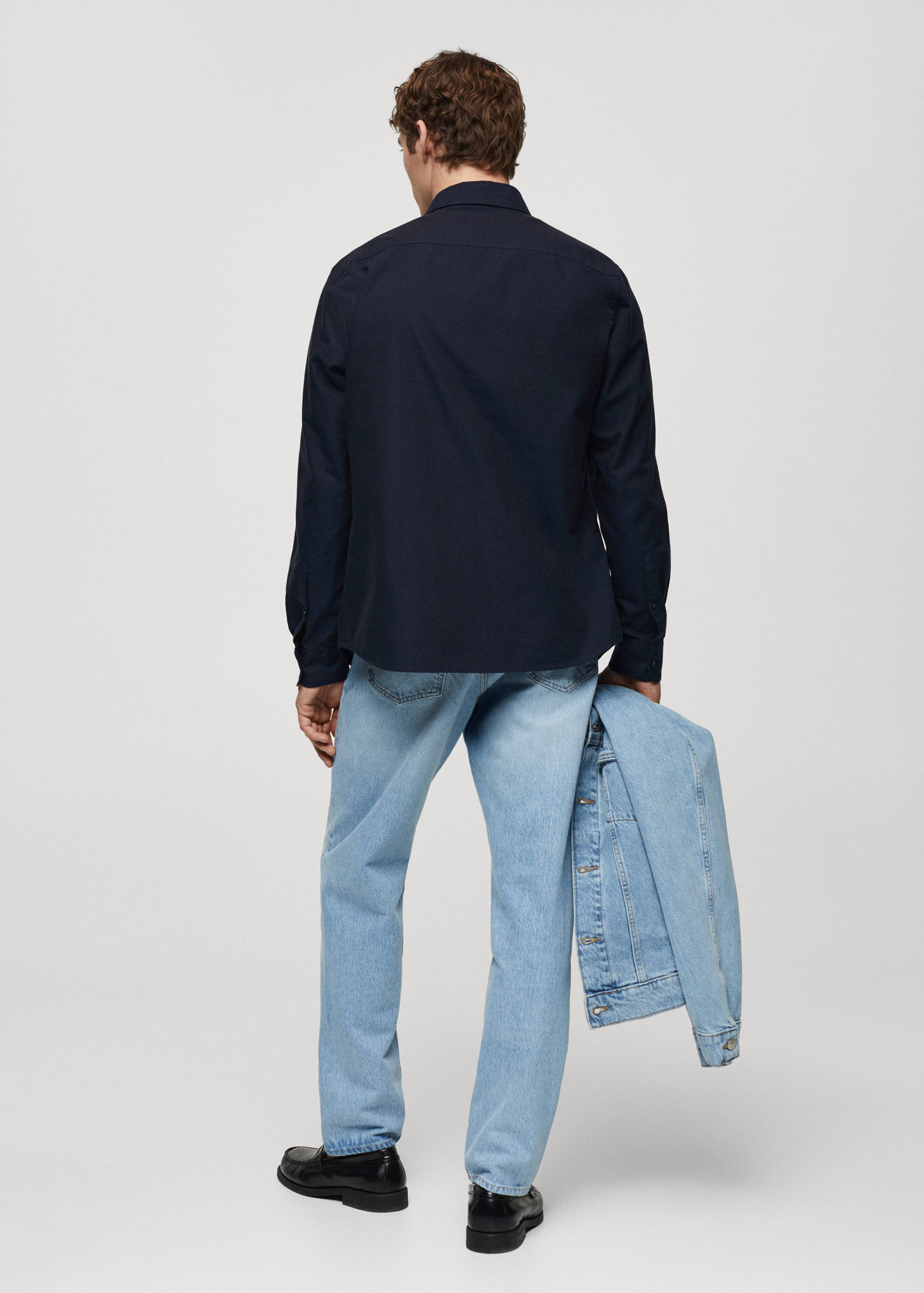 Chemise regular fit coton Oxford - Verso de l’article