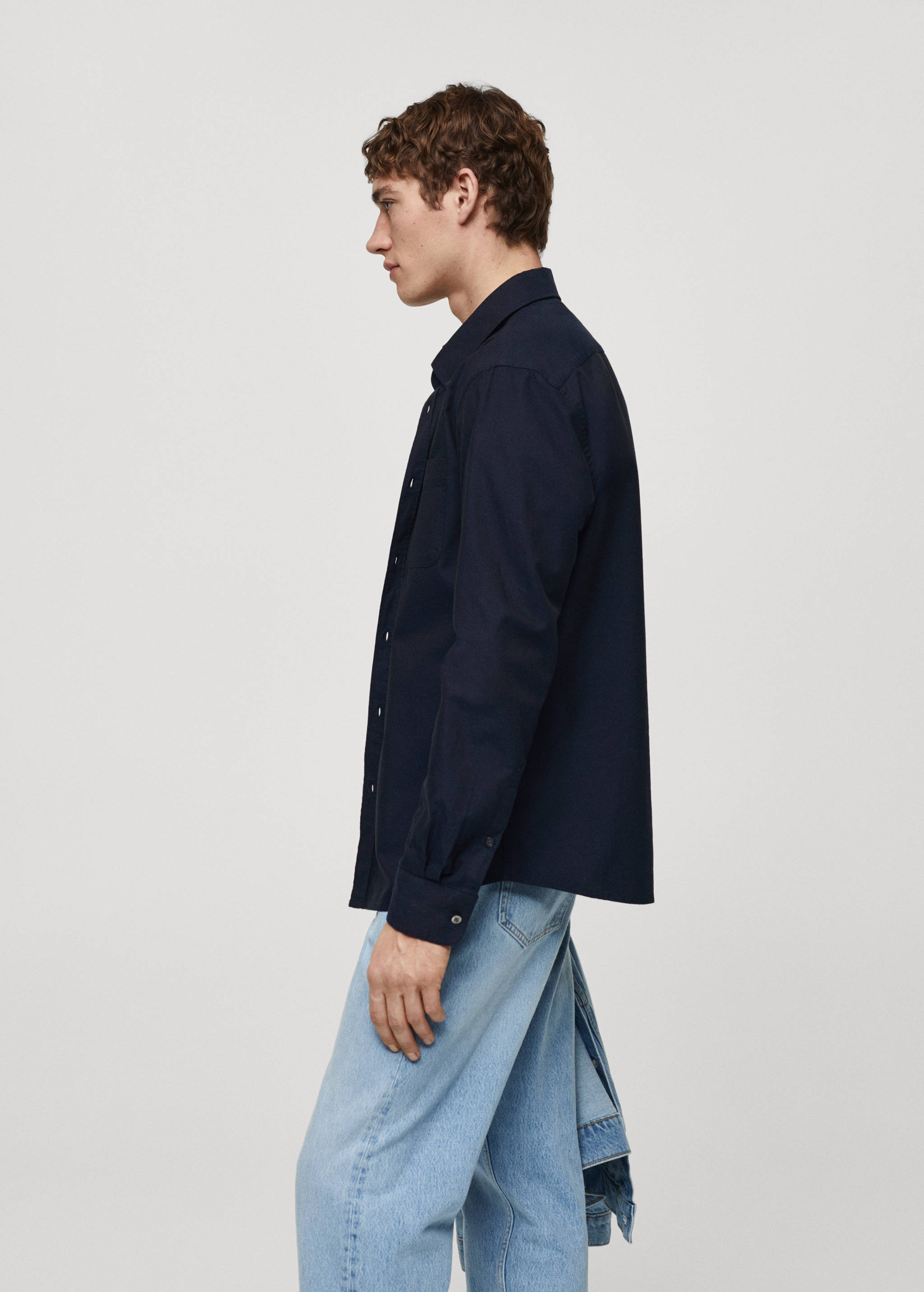 Chemise regular fit coton Oxford - Détail de l'article 4