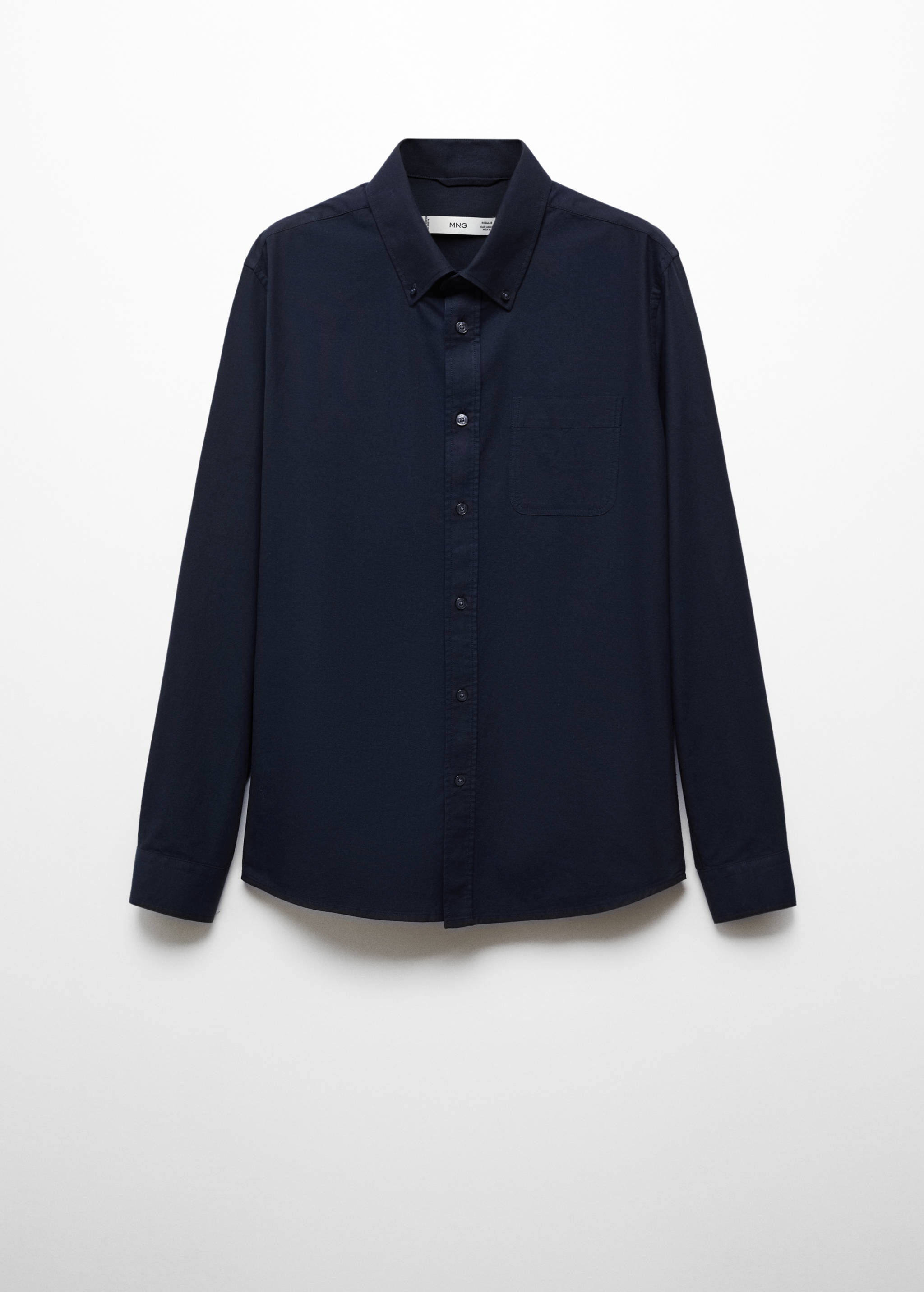 Chemise regular fit coton Oxford - Article sans modèle