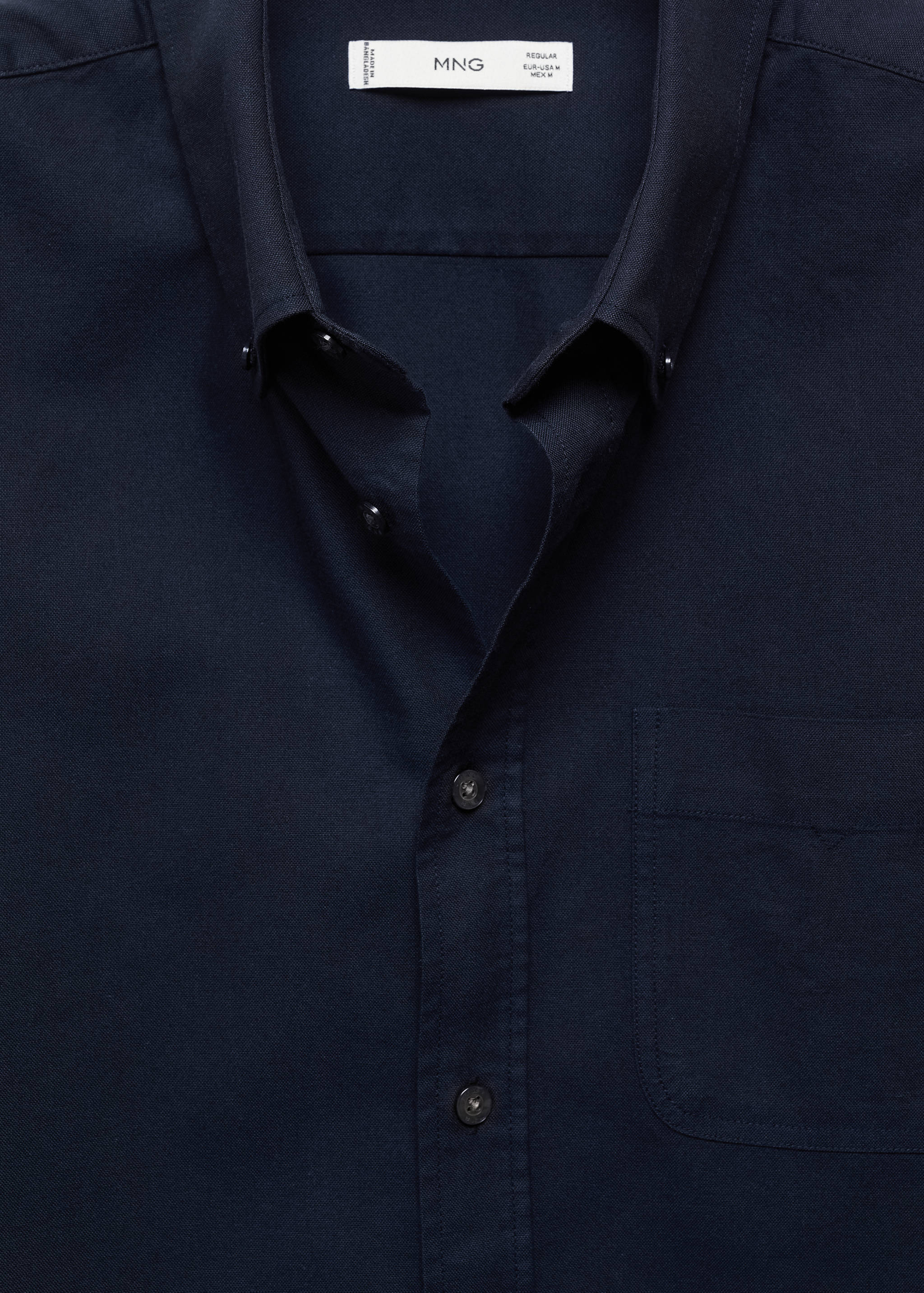 Chemise regular fit coton Oxford - Détail de l'article 8