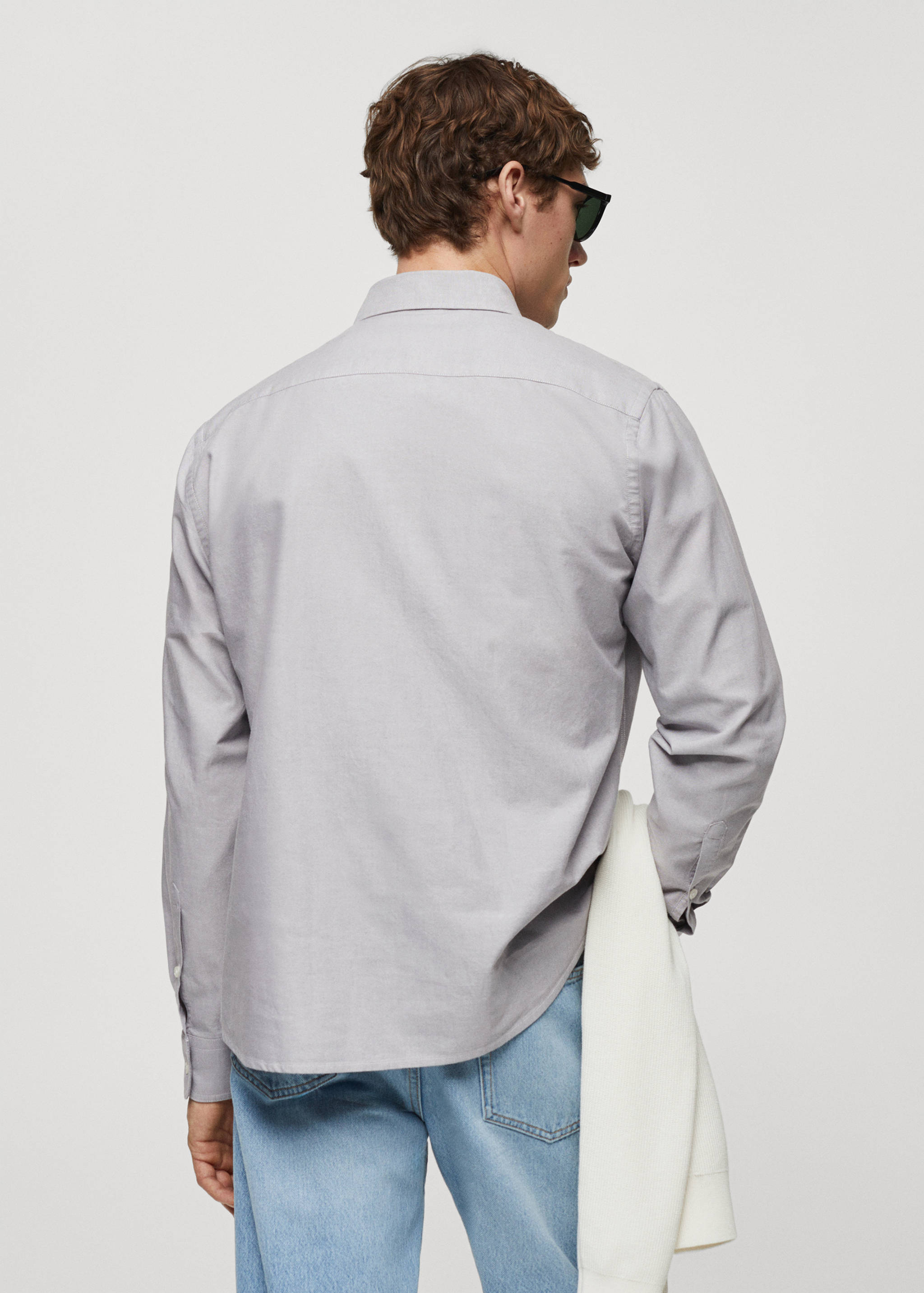 Chemise regular fit coton Oxford - Verso de l’article
