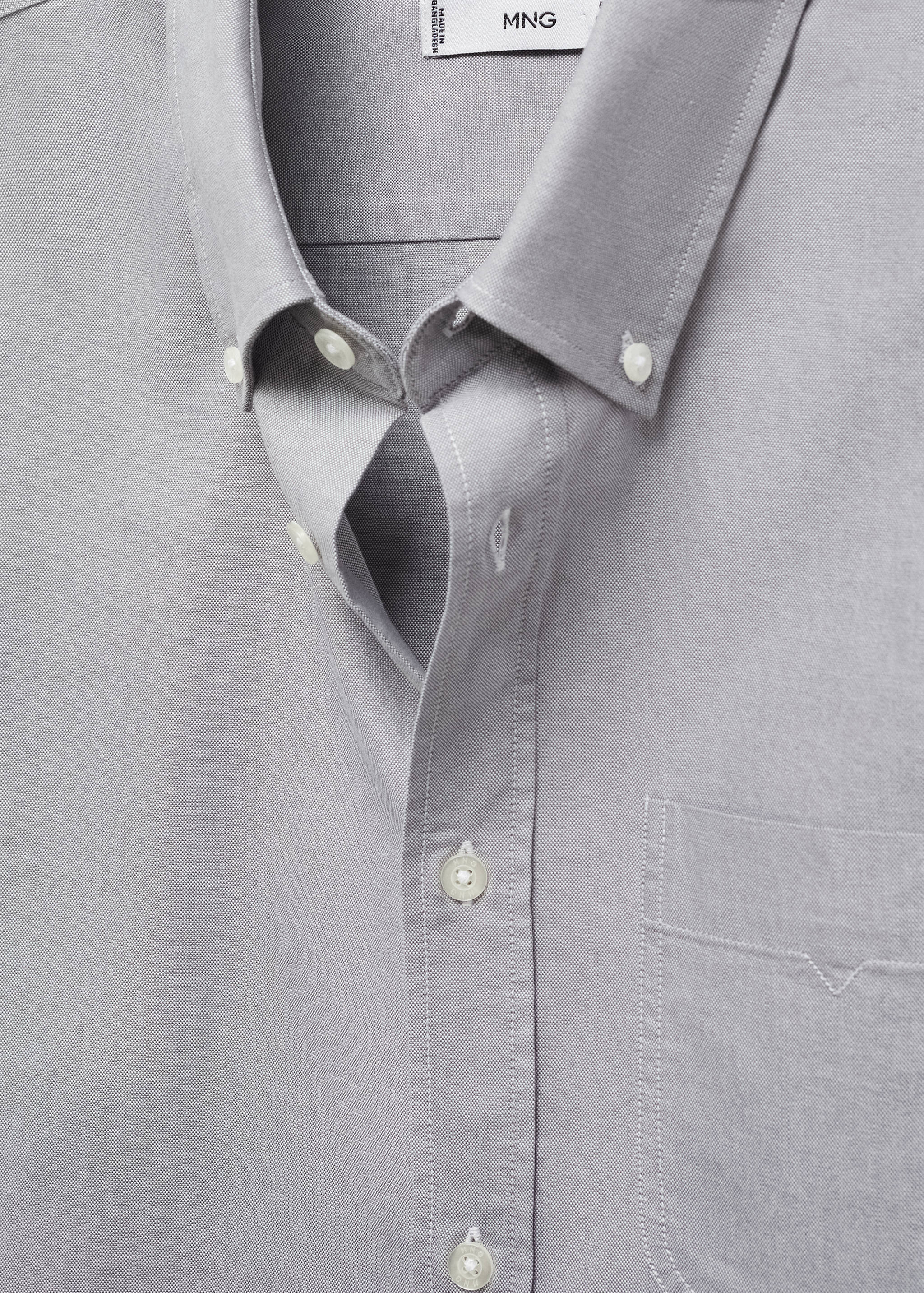 Chemise regular fit coton Oxford - Détail de l'article 8