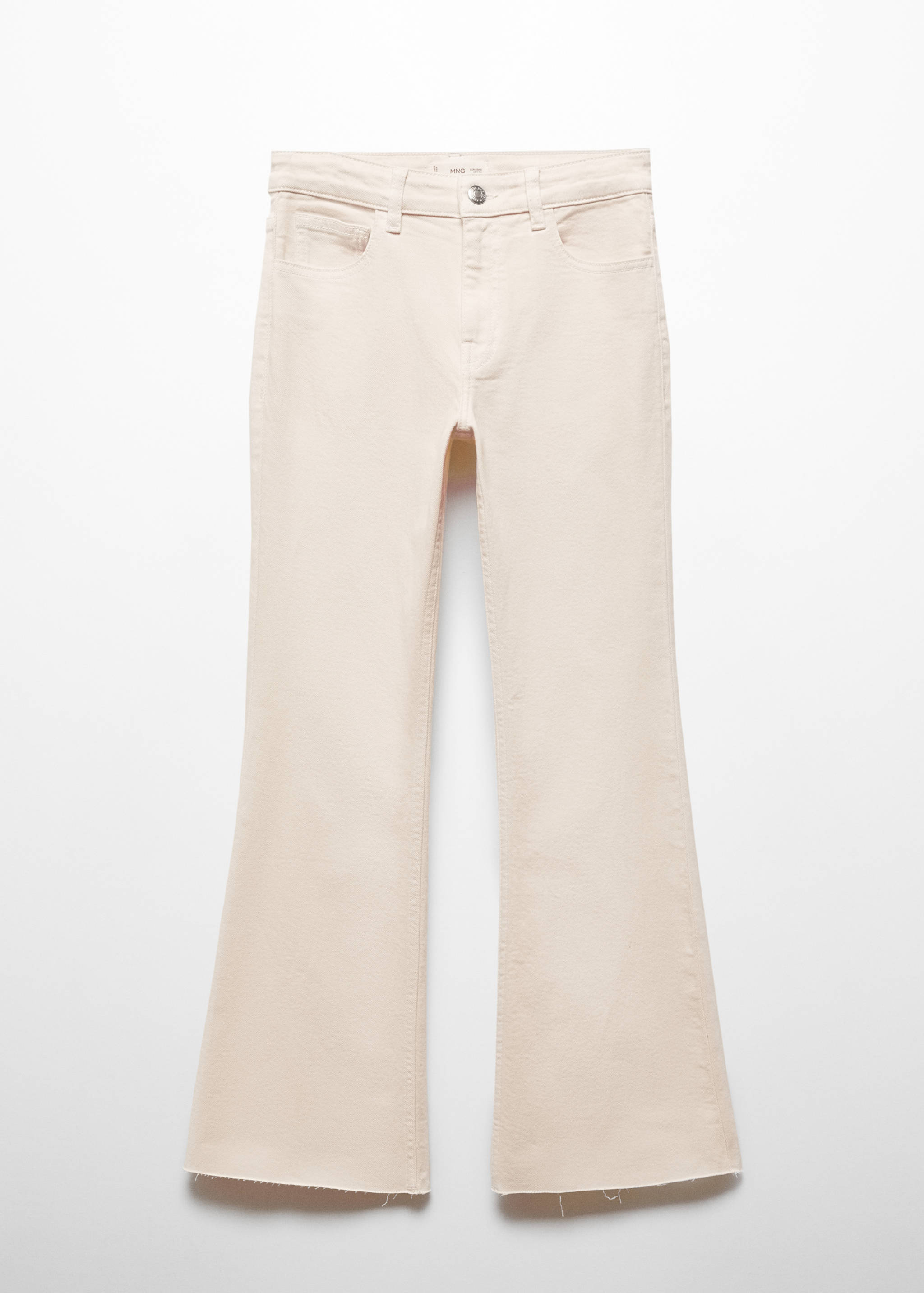 جينز متسع الأطراف وقصير - منتج دون نموذج