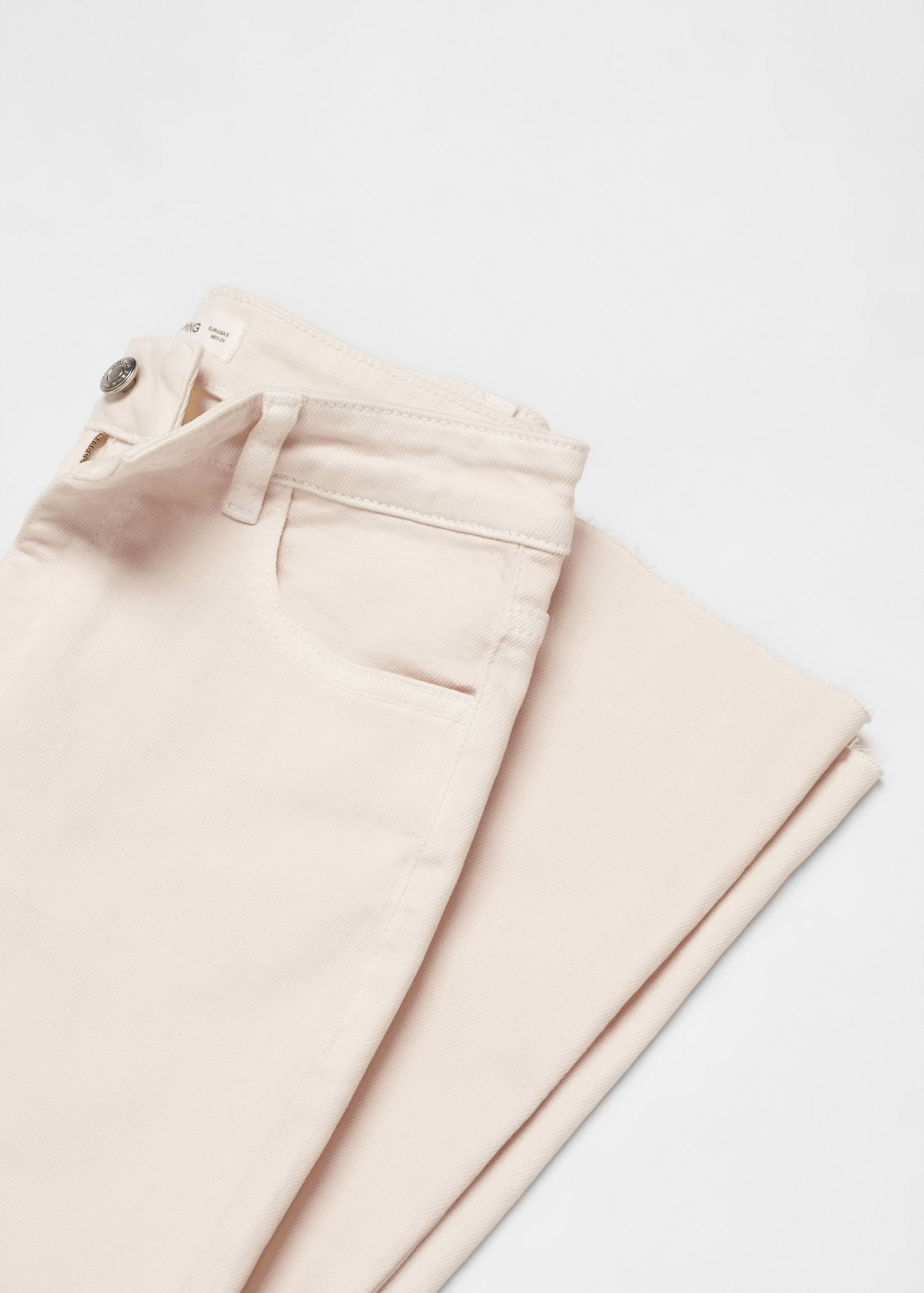 جينز متسع الأطراف وقصير - تفاصيل المنتج 8