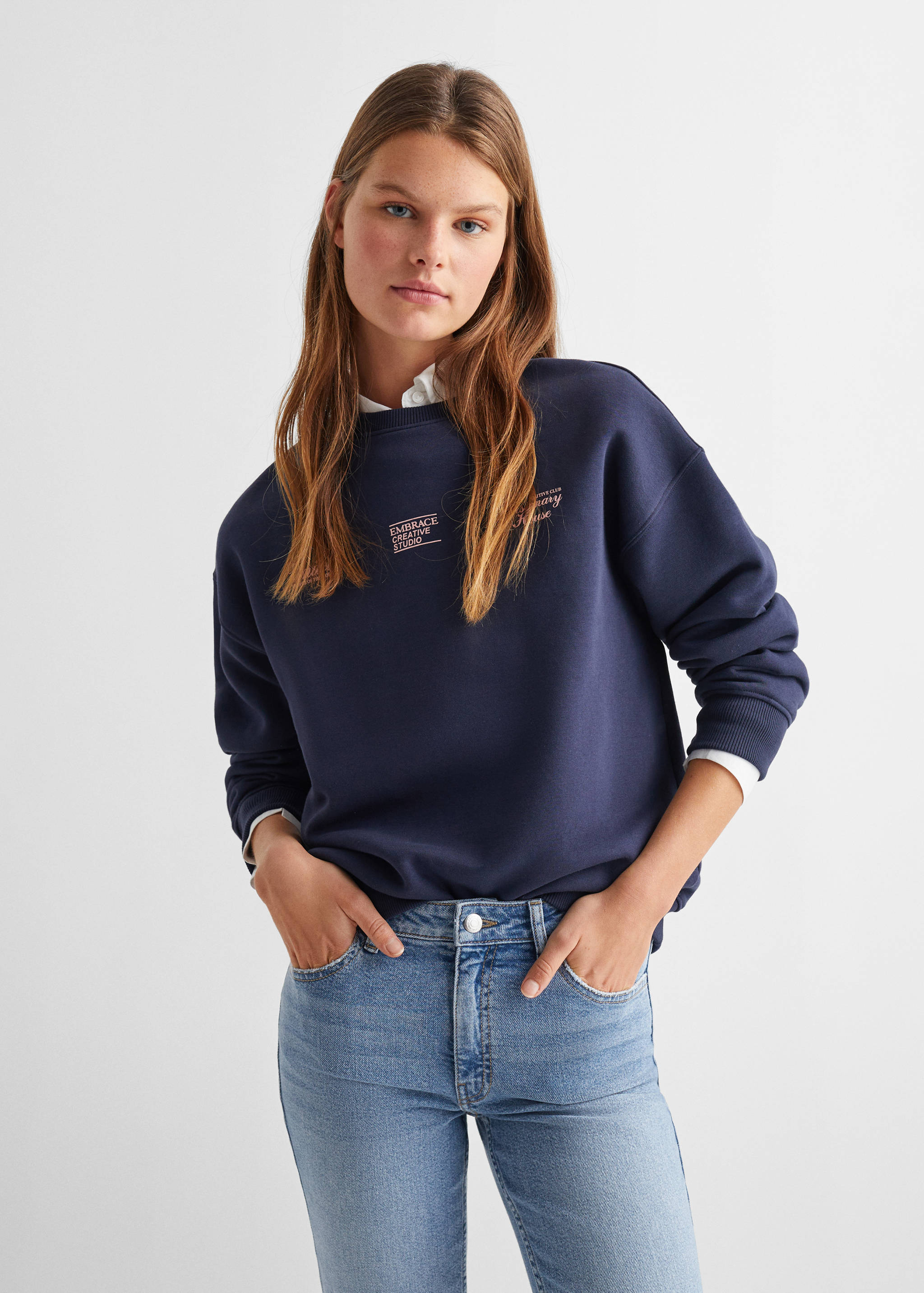 جينز متسع الأطراف وقصير - رؤية وسط