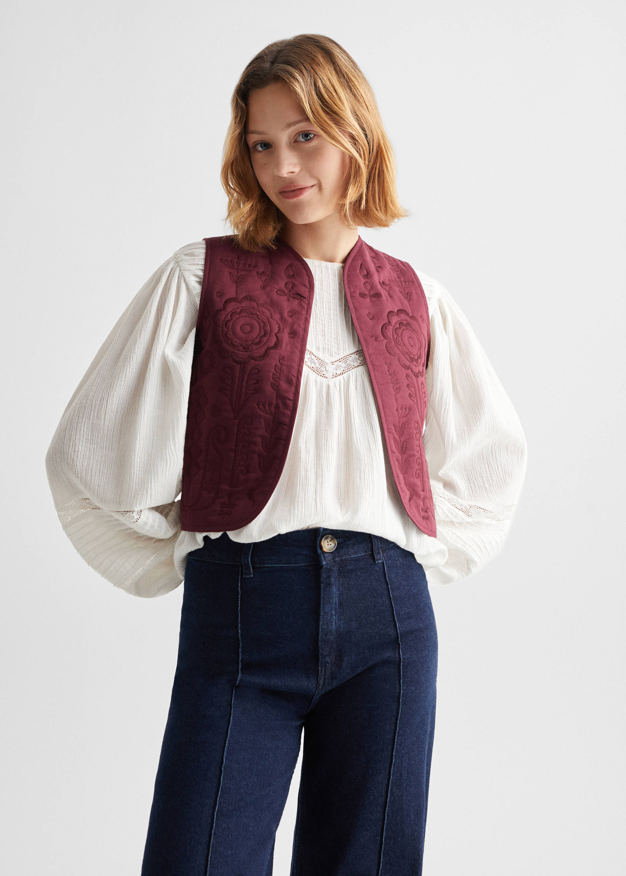 Gilet brodé - Plan moyen