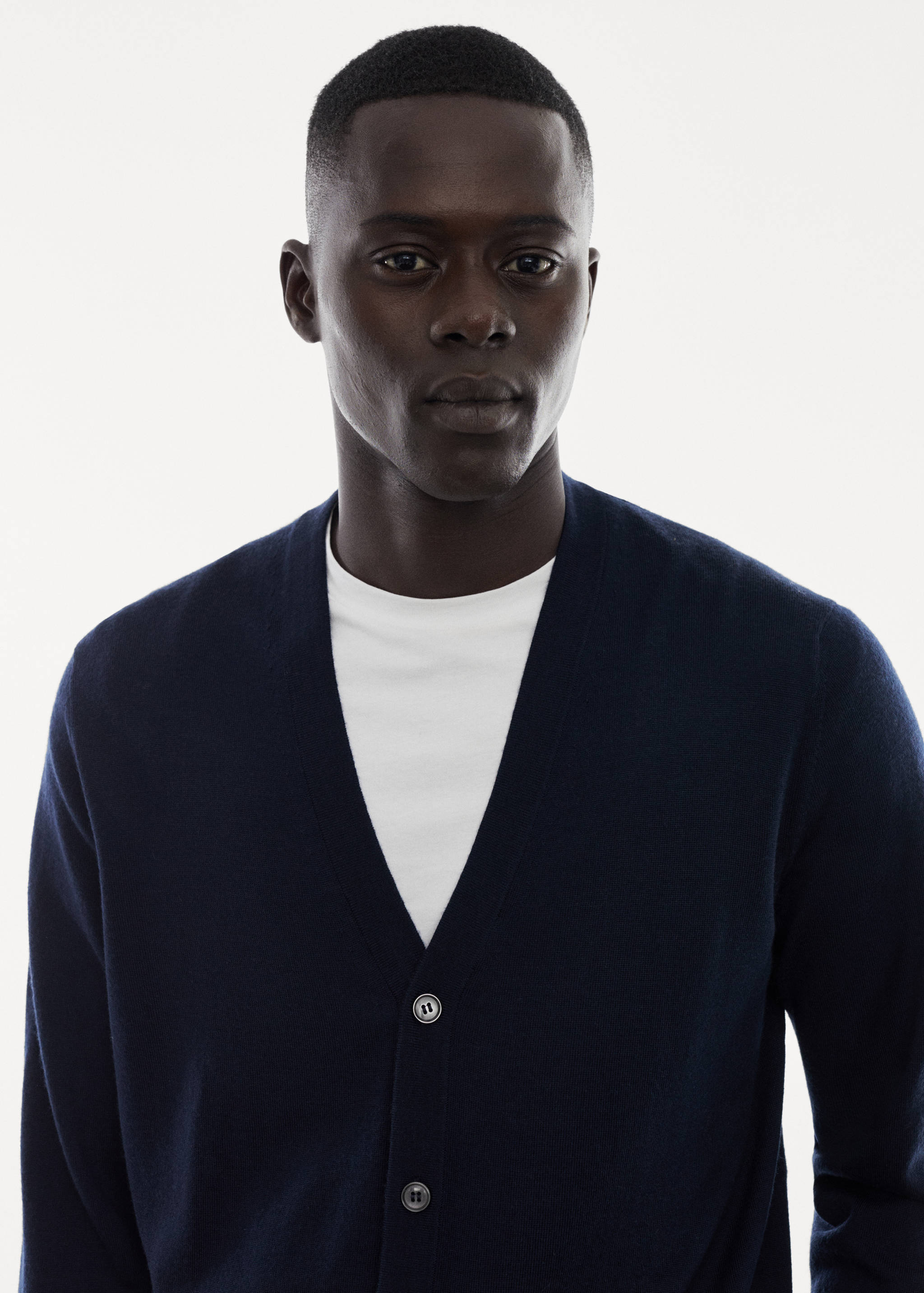 100%美利奴羊毛开衫 - null