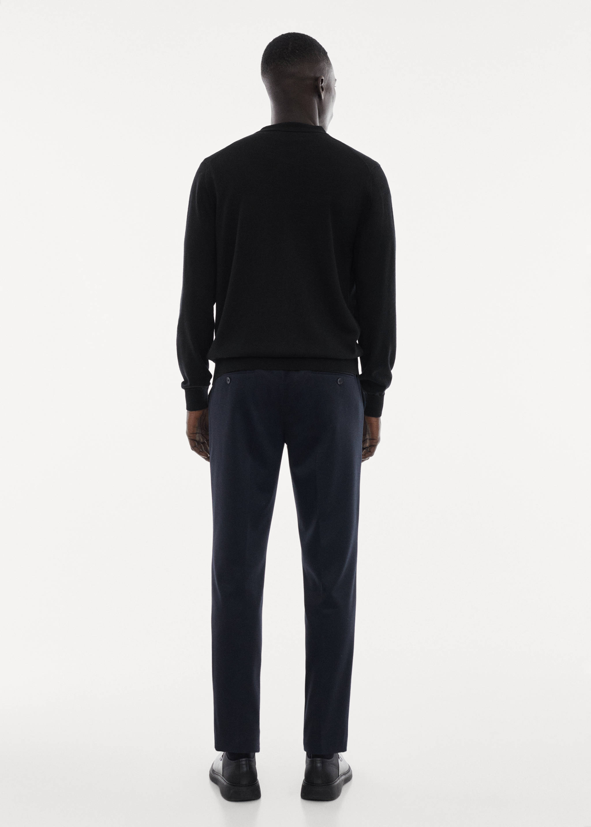 100%美利奴羊毛开衫 - null