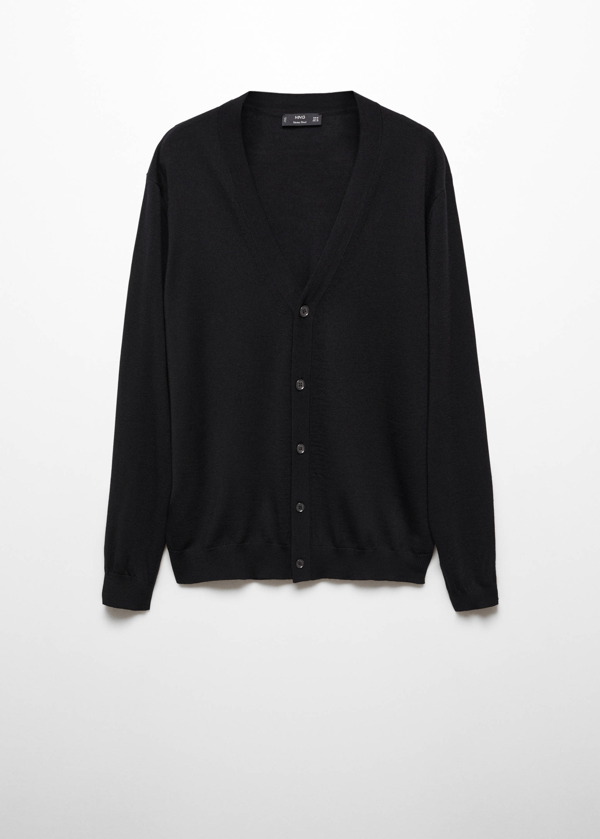 100%美利奴羊毛开衫 - null