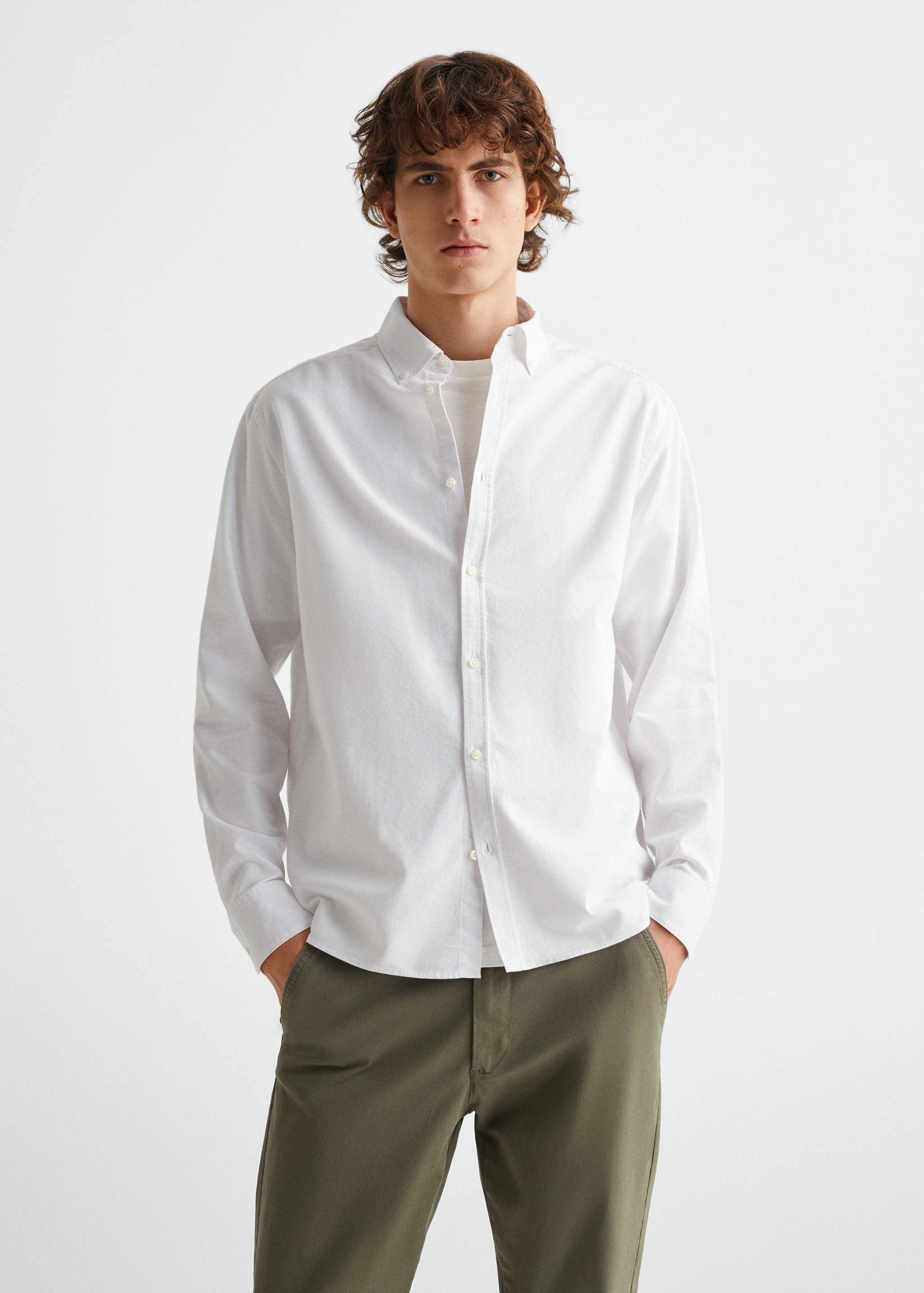 قميص أكسفورد للجنسين - رؤية وسط