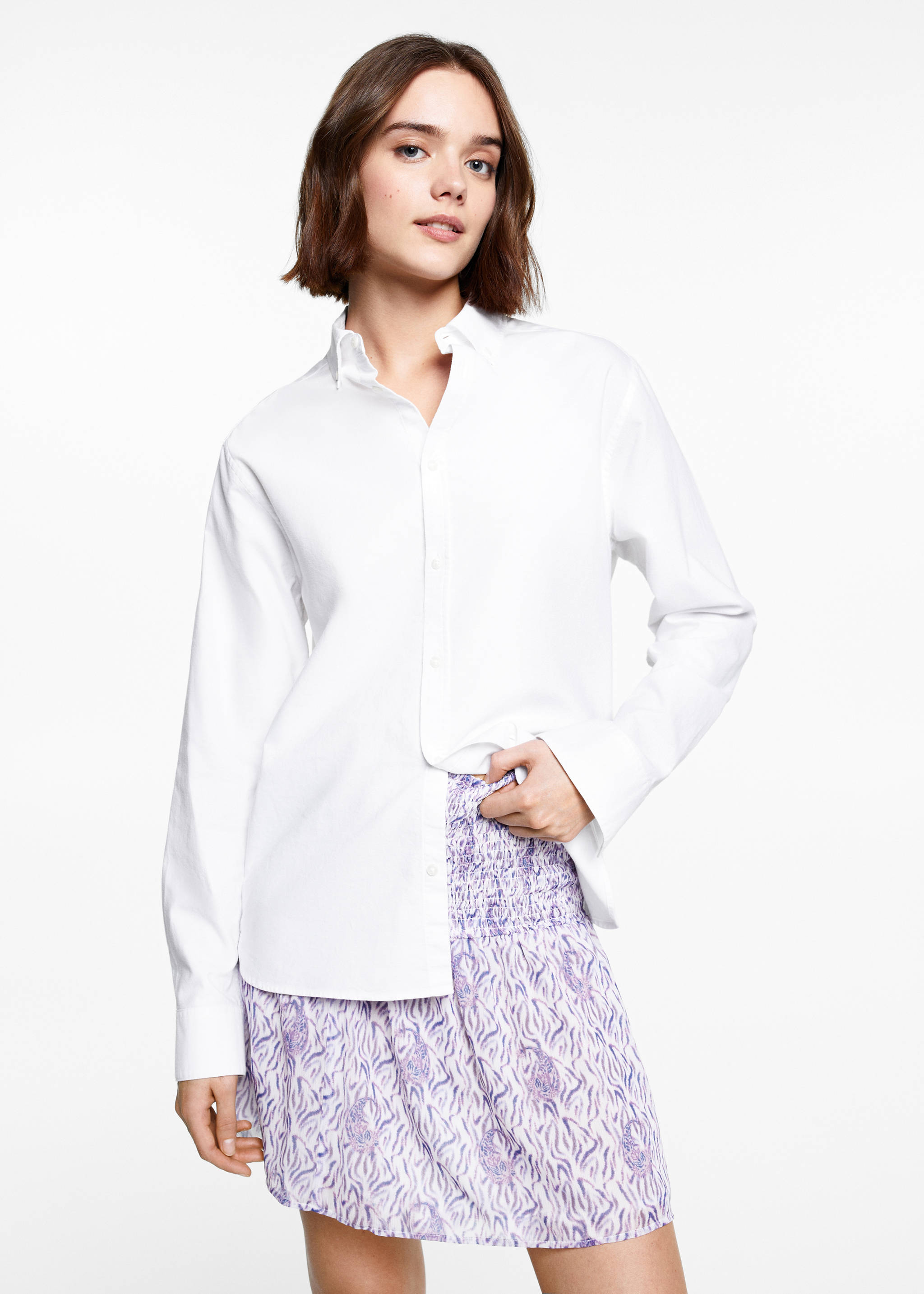 Unisex Oxford Shirt - Medium plane