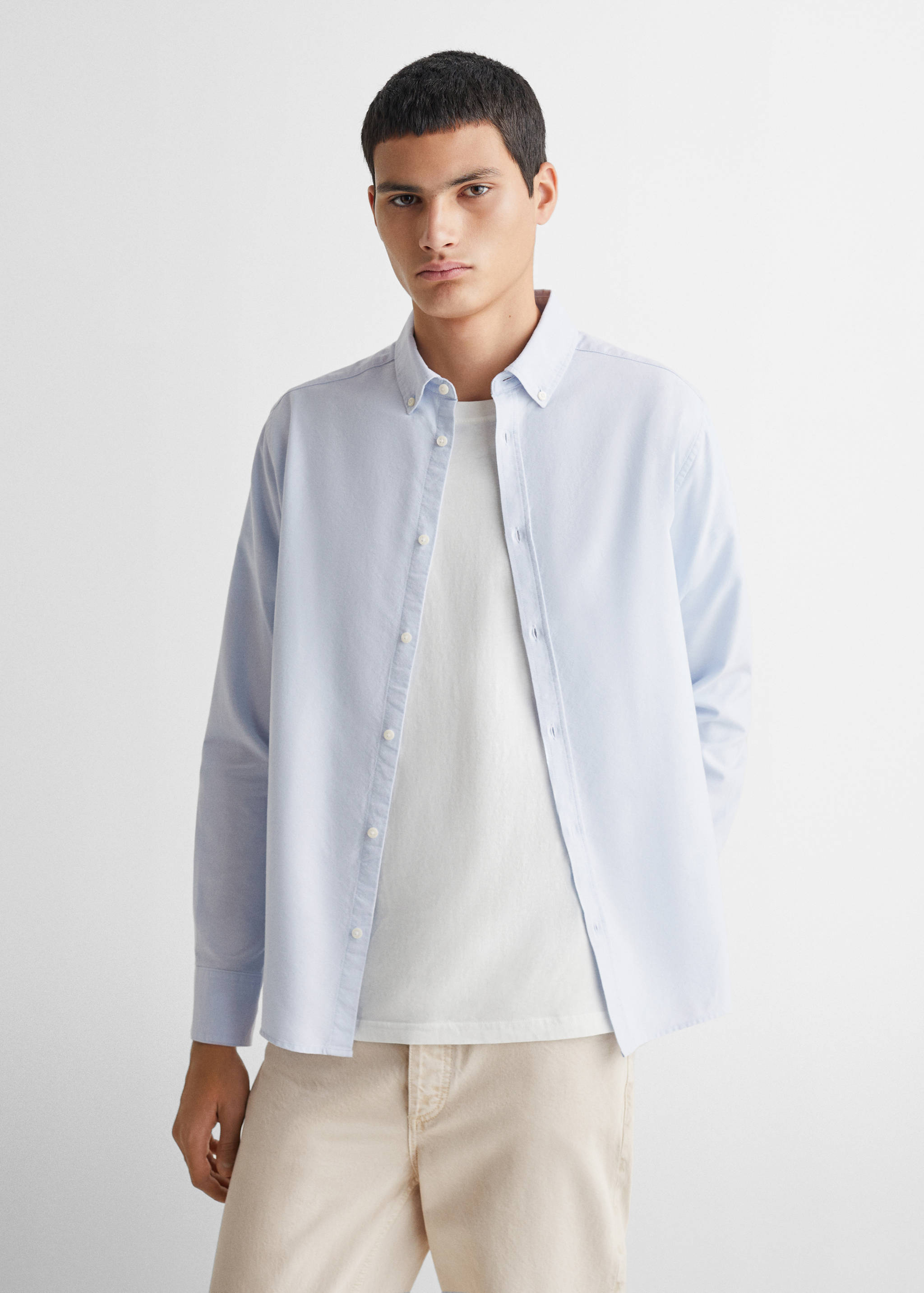 قميص أكسفورد للجنسين - رؤية وسط