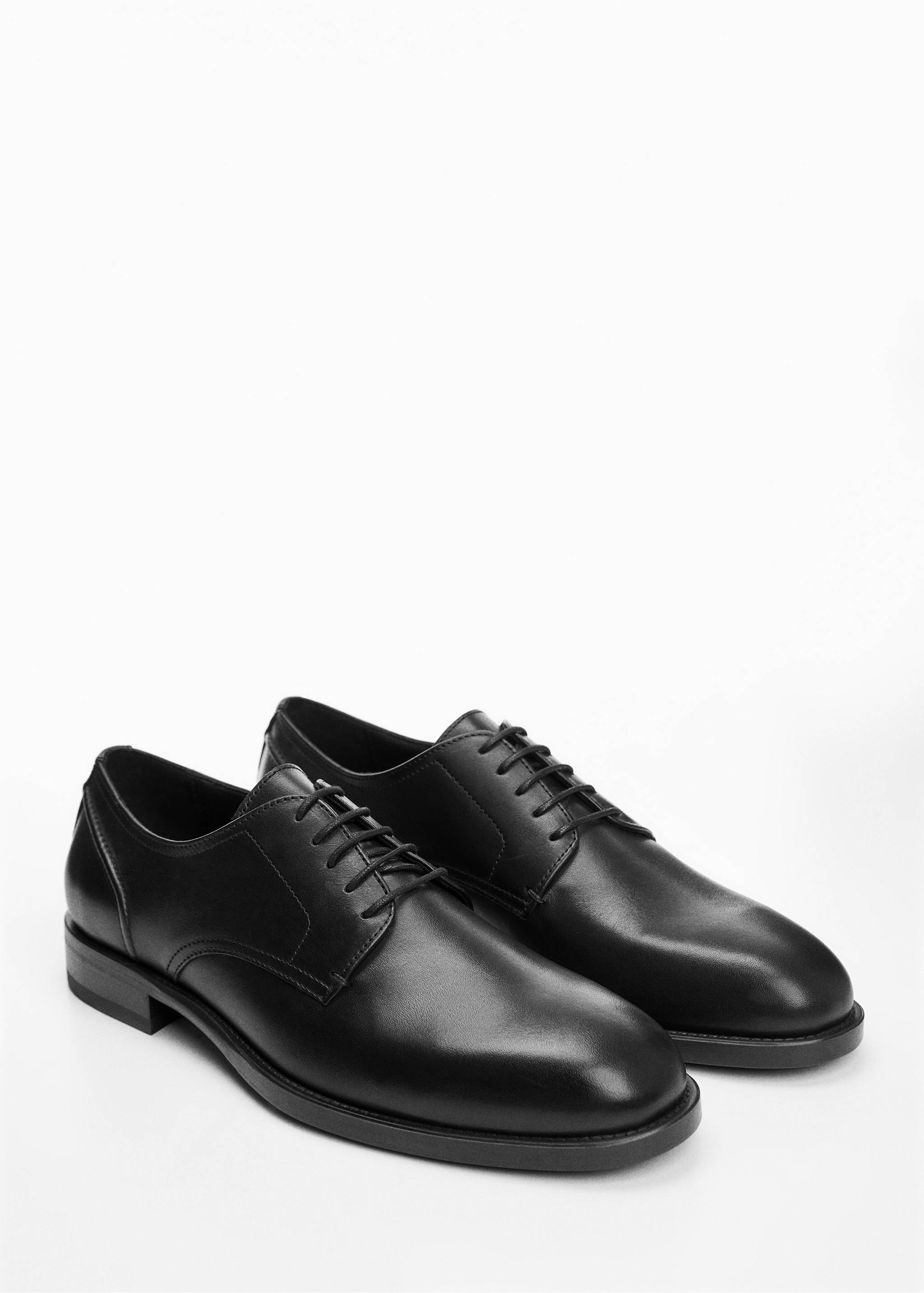 Leather suit shoes - Medium plane