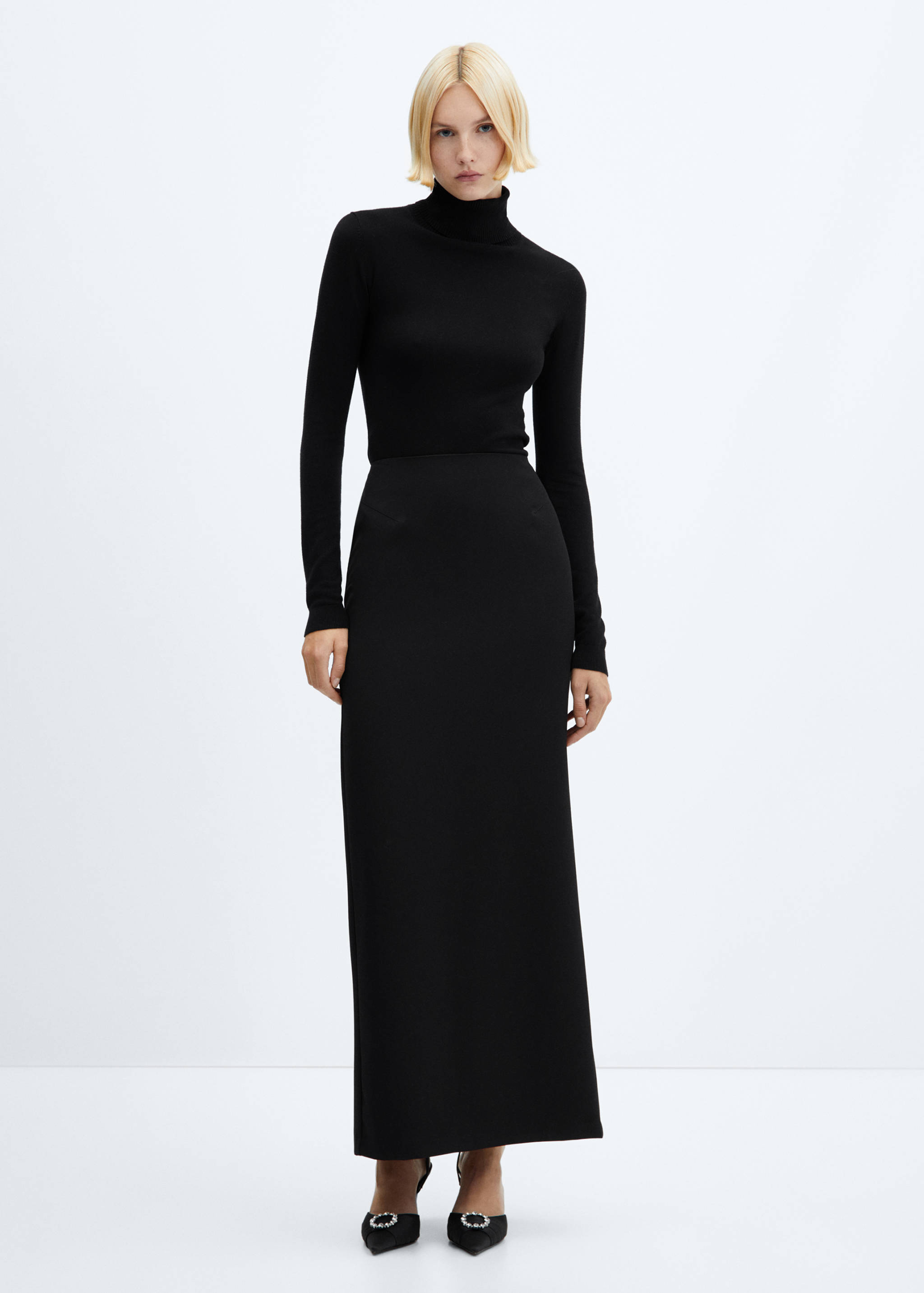 Straight long skirt - General plane