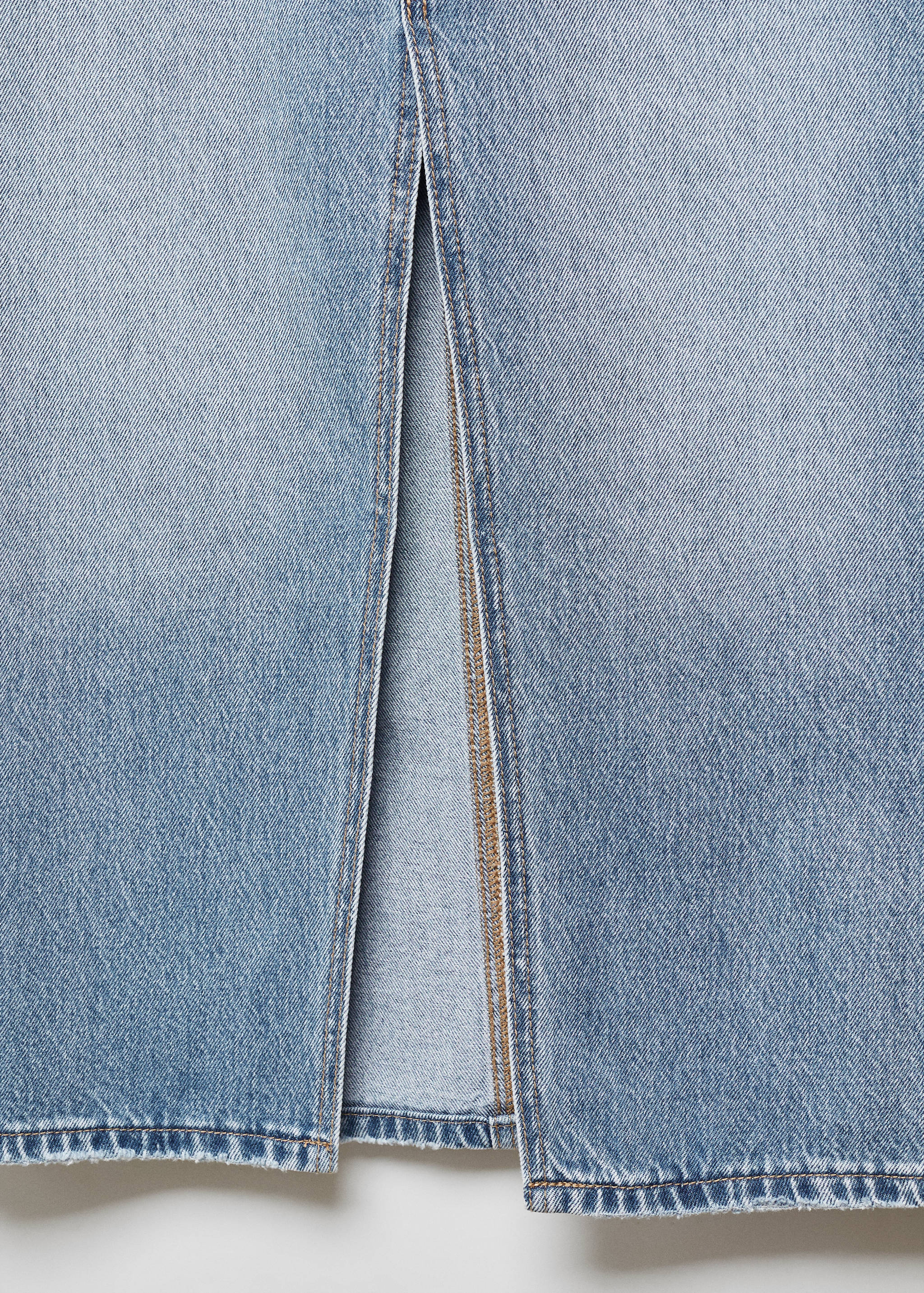 Slit denim skirt - Details of the article 8