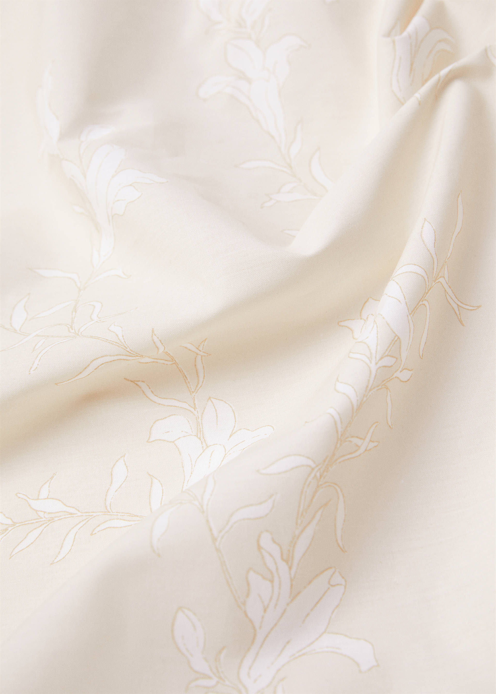 Baumwollbettbezug mit floralem Print für 135 cm Bett - Detail des Artikels 2