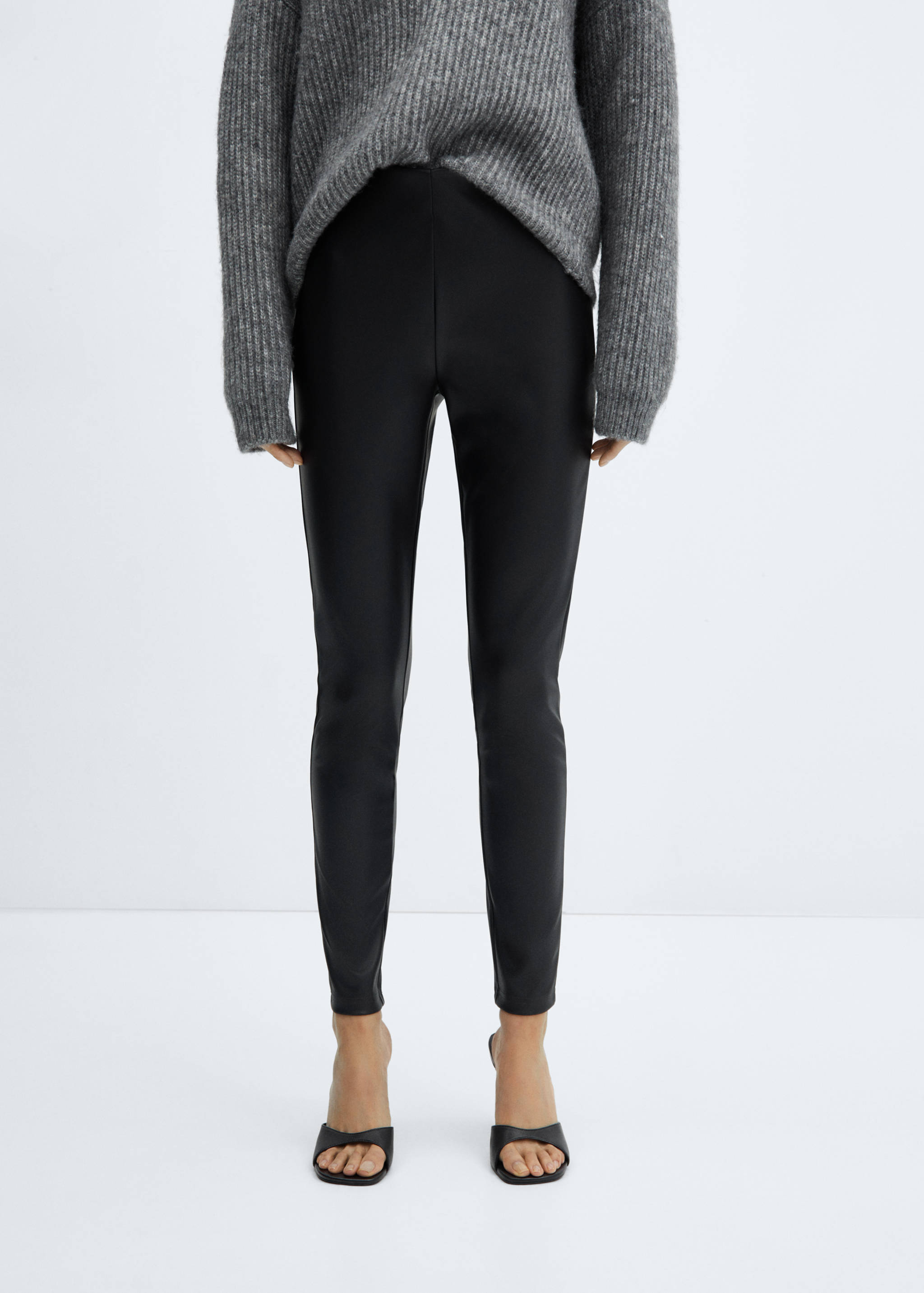 Leggings simili-cuir - Plan moyen