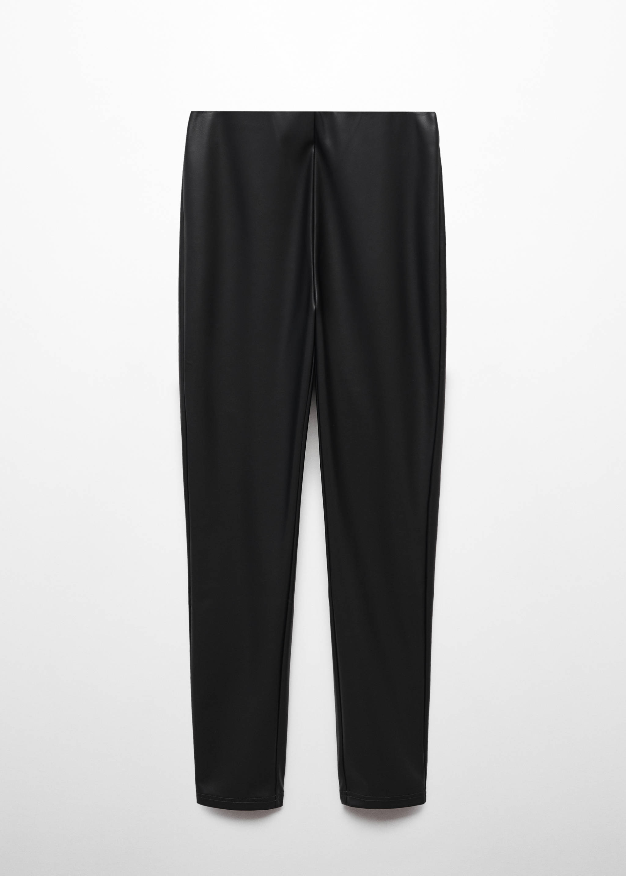 Faux-leather leggings - Article without model