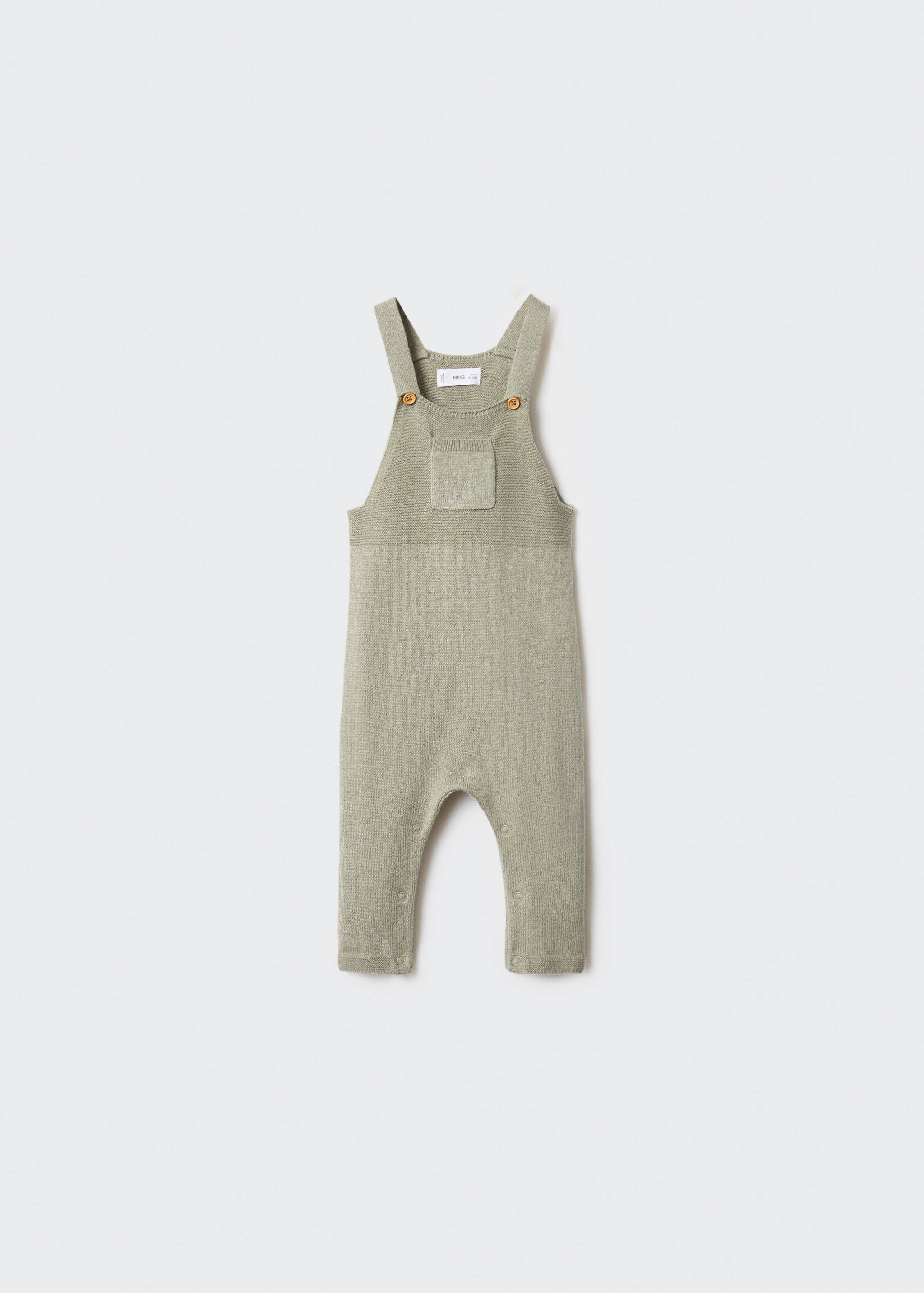 Long knitted dungarees - Article without model