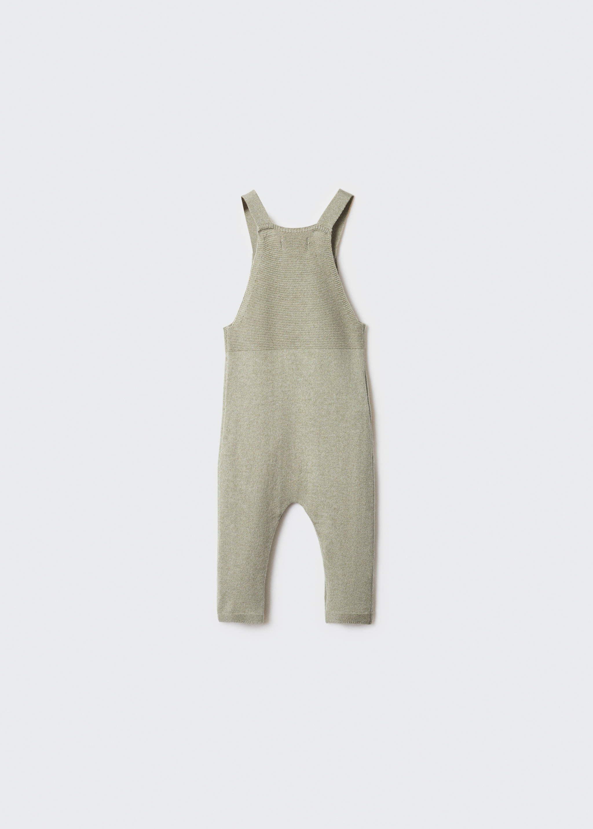 Long knitted dungarees - Reverse of the article