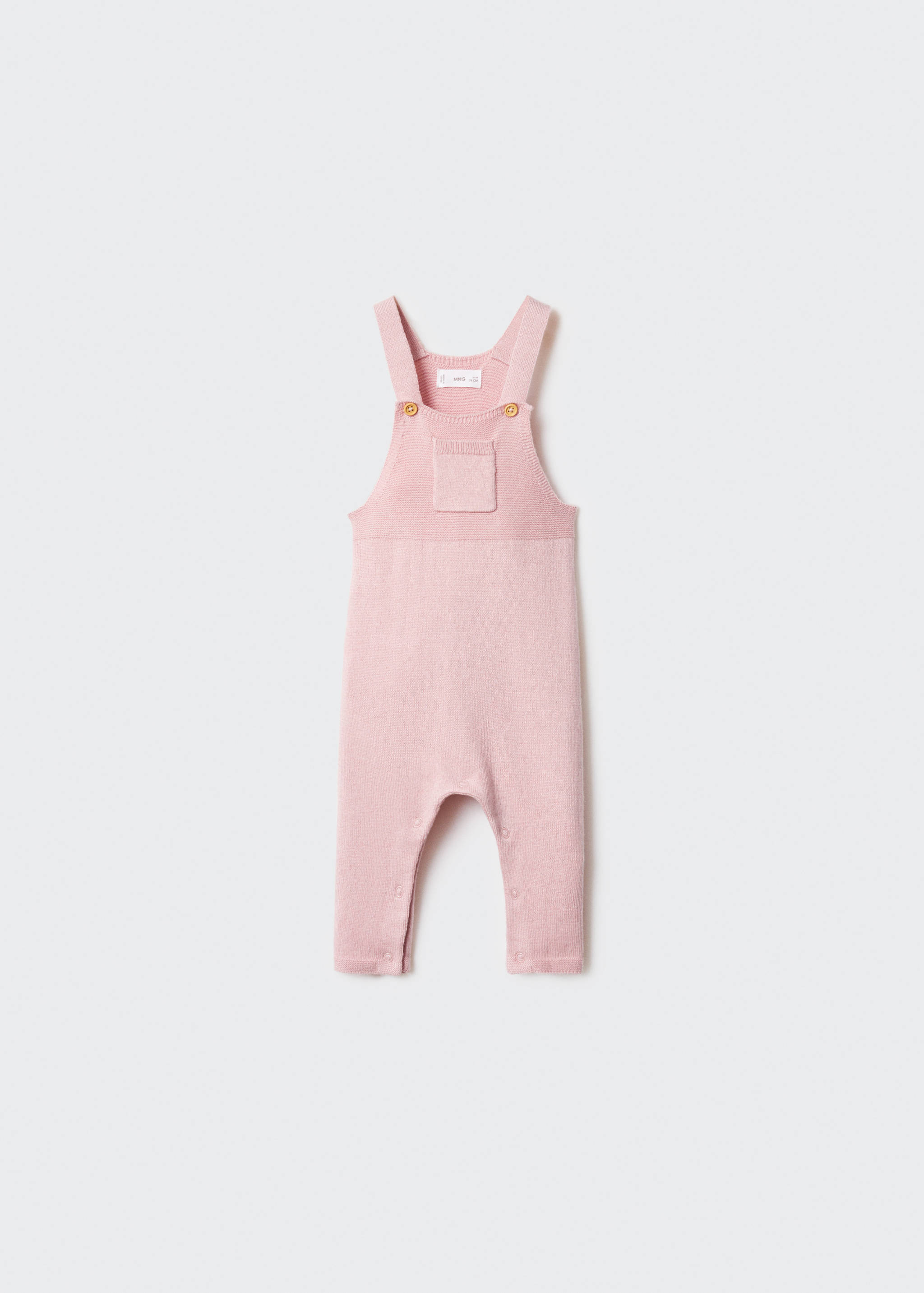 Long knitted dungarees - Article without model