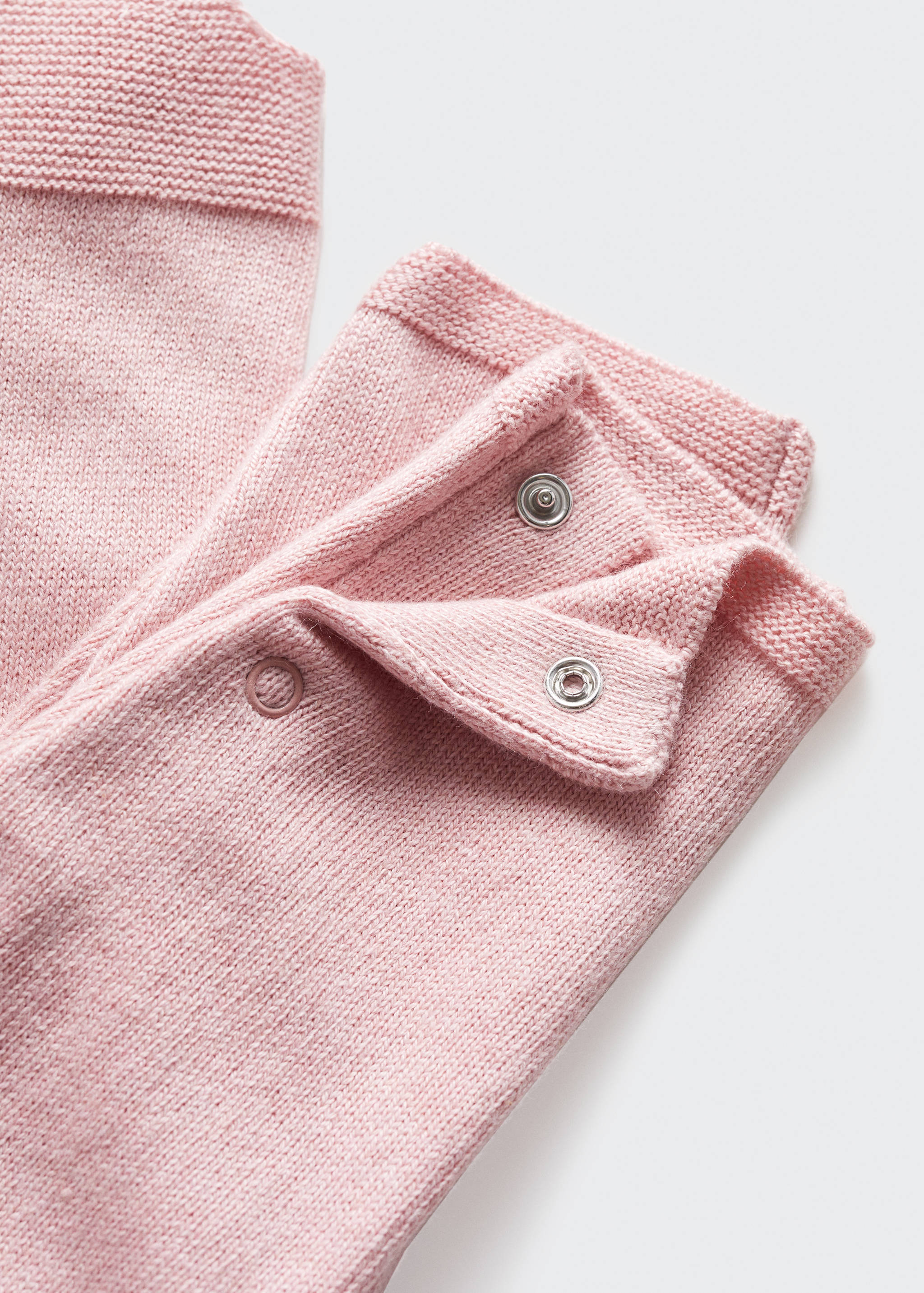 Long knitted dungarees - Details of the article 0