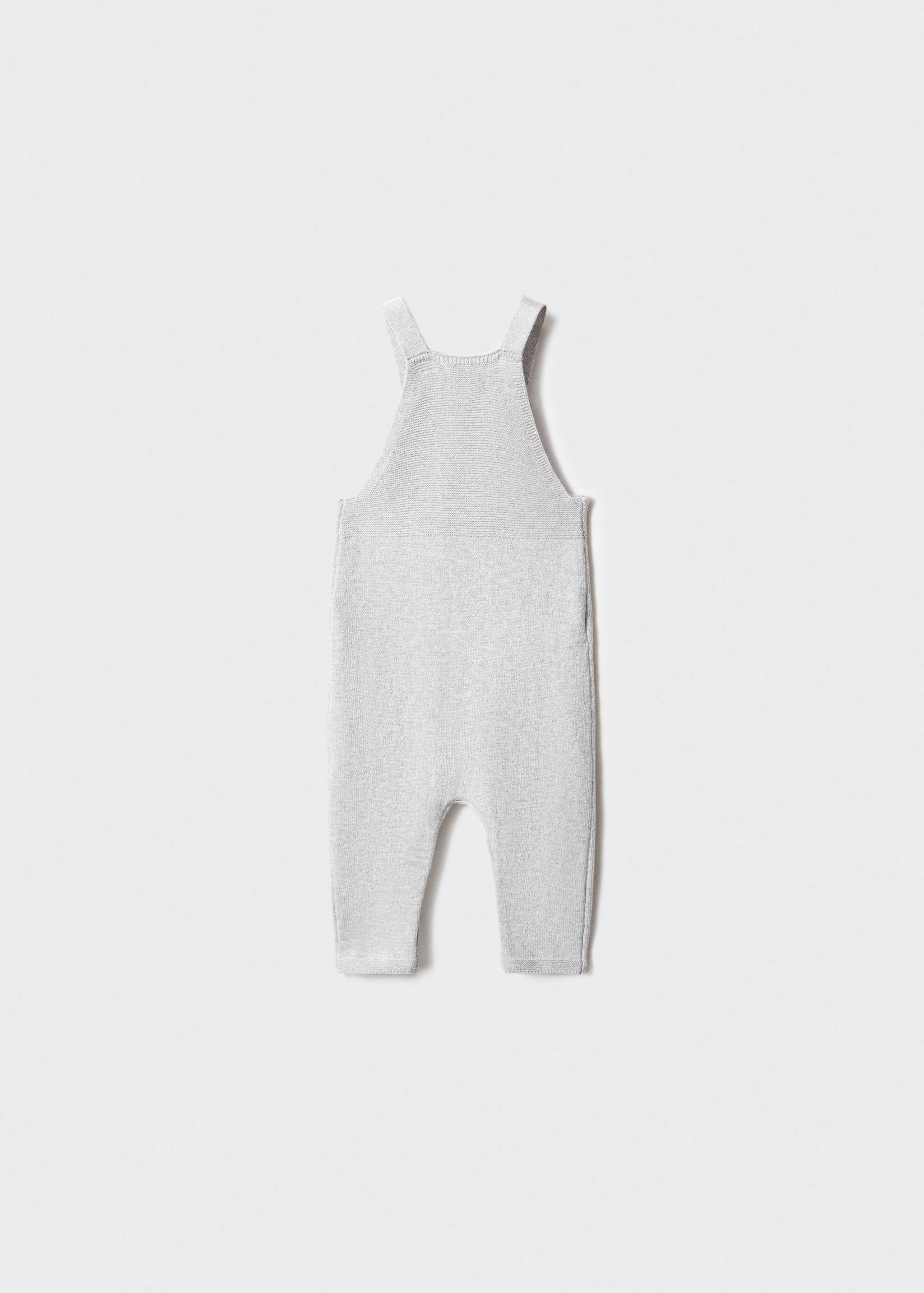 Long knitted dungarees - Reverse of the article