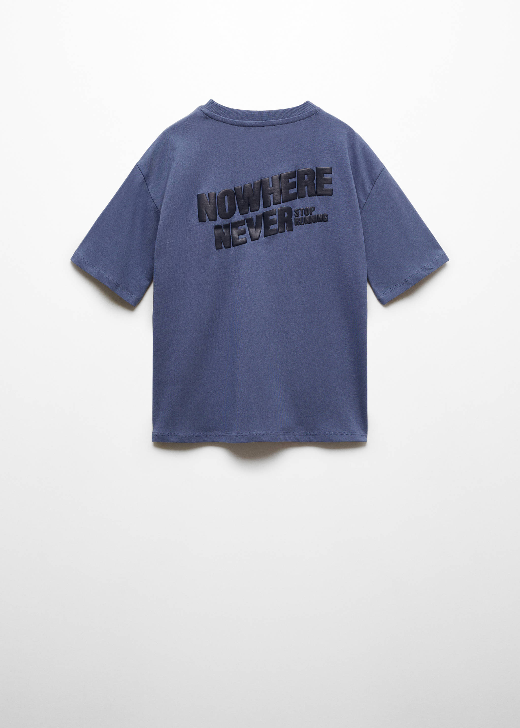 Message cotton T-shirt - Reverse of the article