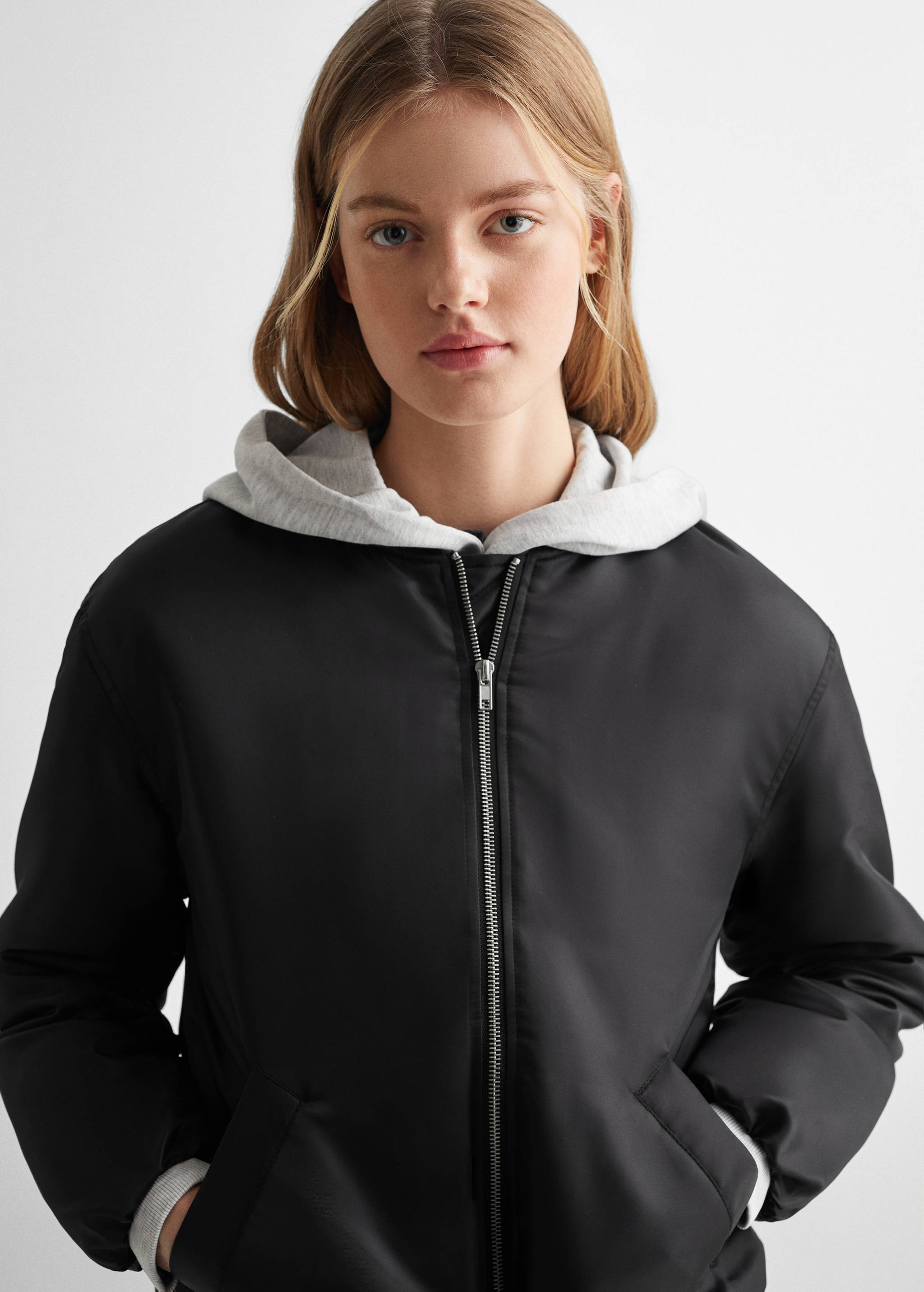 Veste bomber fermeture Éclair - Détail de l'article 1