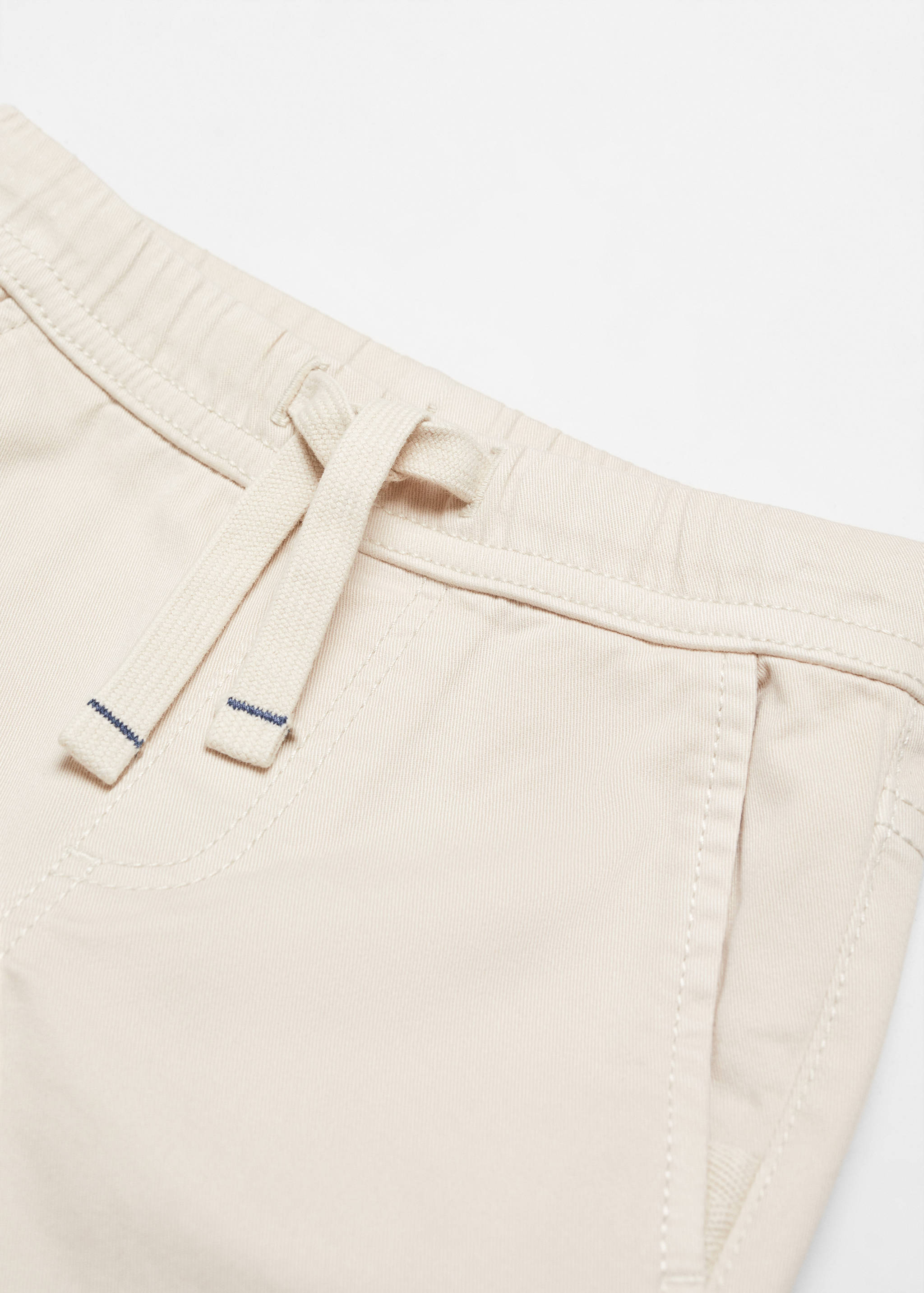 Contrast waistband chinos - Details of the article 8