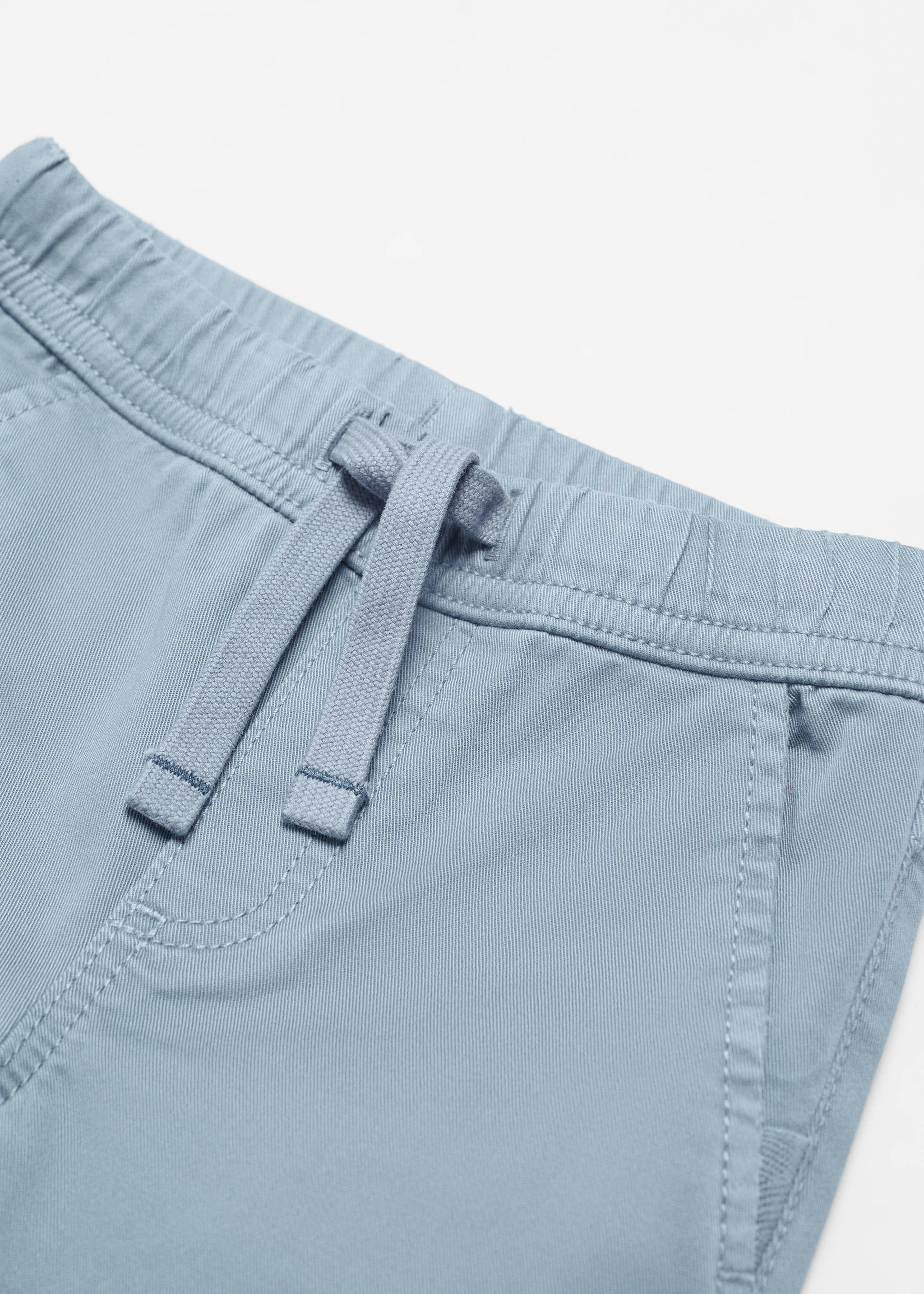 Contrast waistband chinos - Details of the article 8