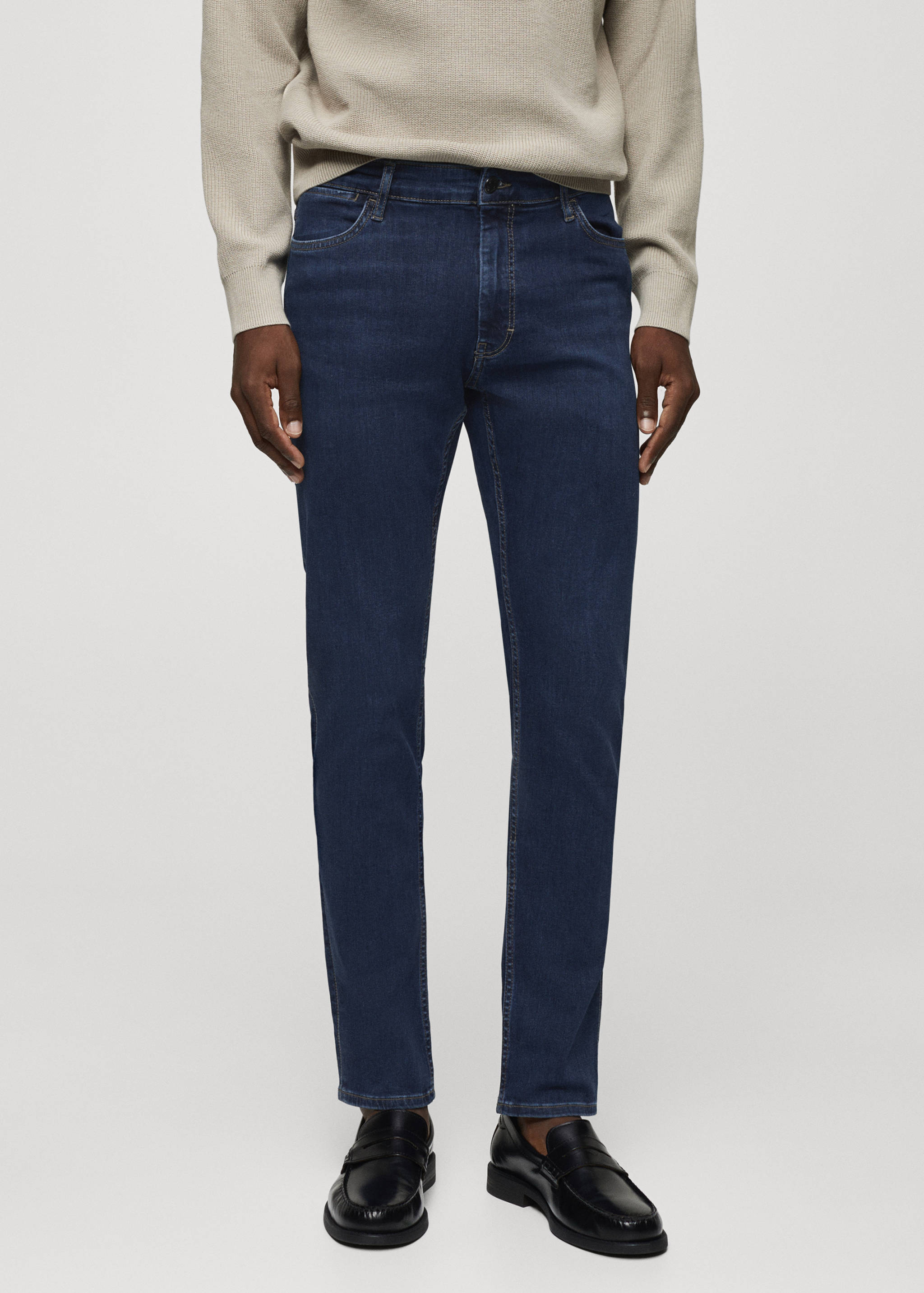 Jeans Patrick slim fit Ultra Soft Touch - Plano médio
