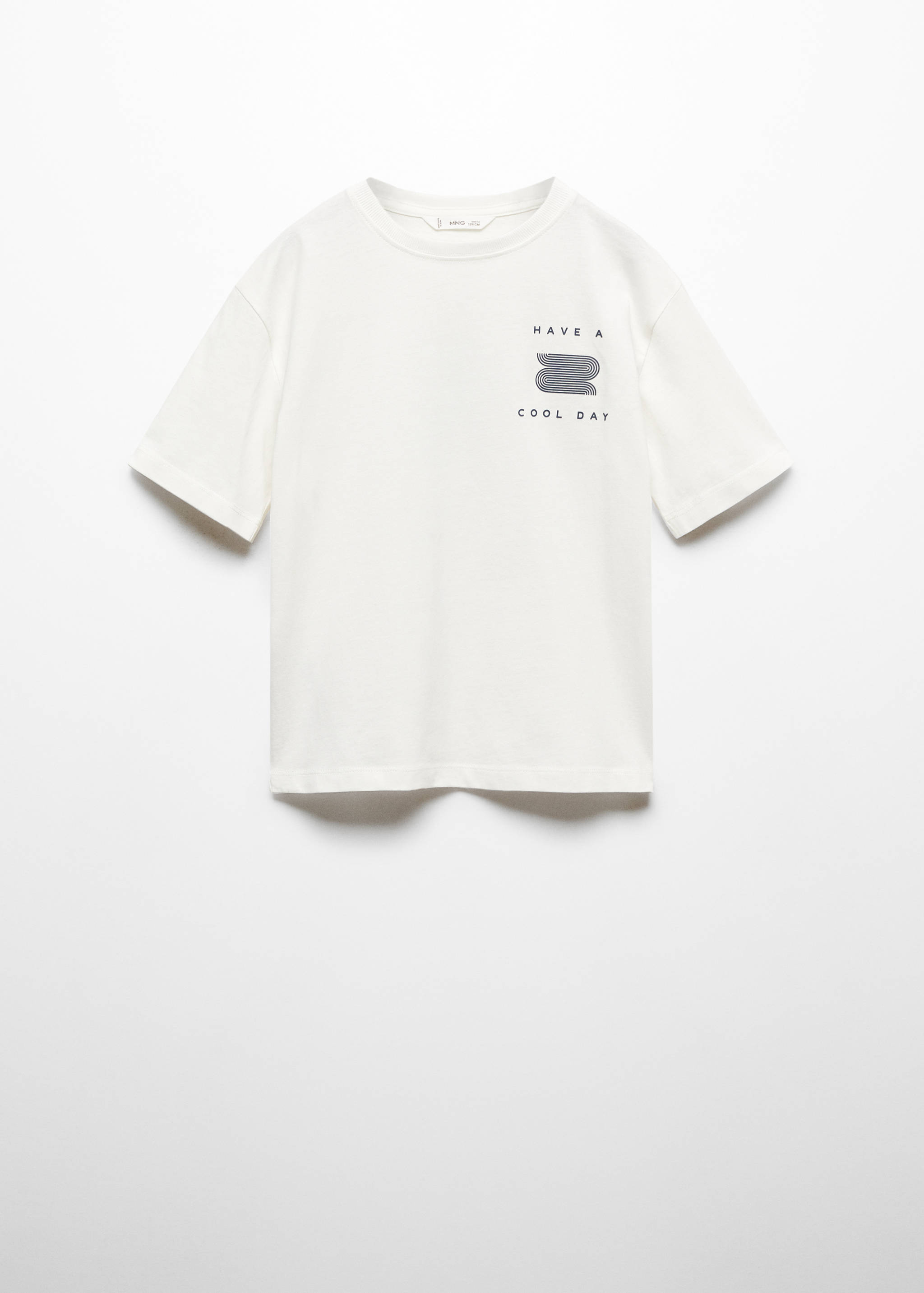 T-shirt message imprimé - Article sans modèle