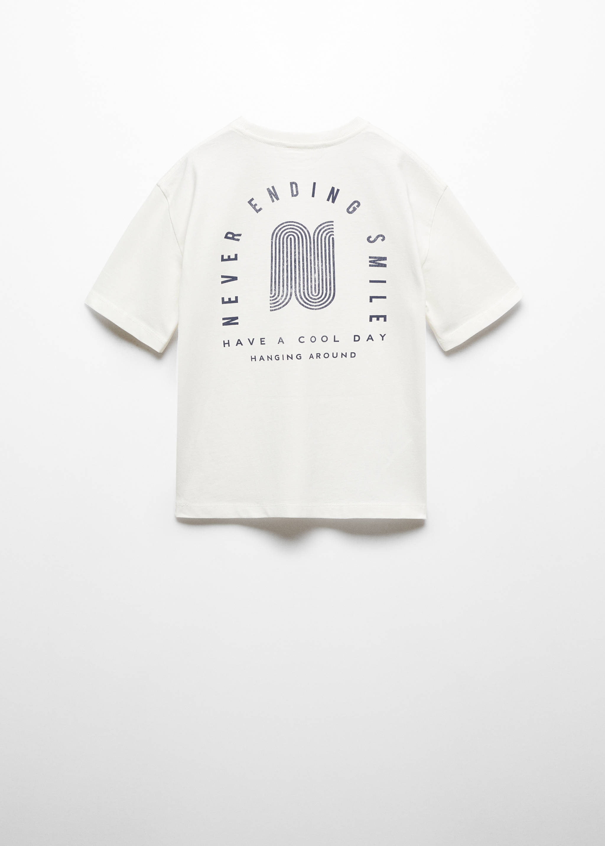 T-shirt message imprimé - Verso de l’article