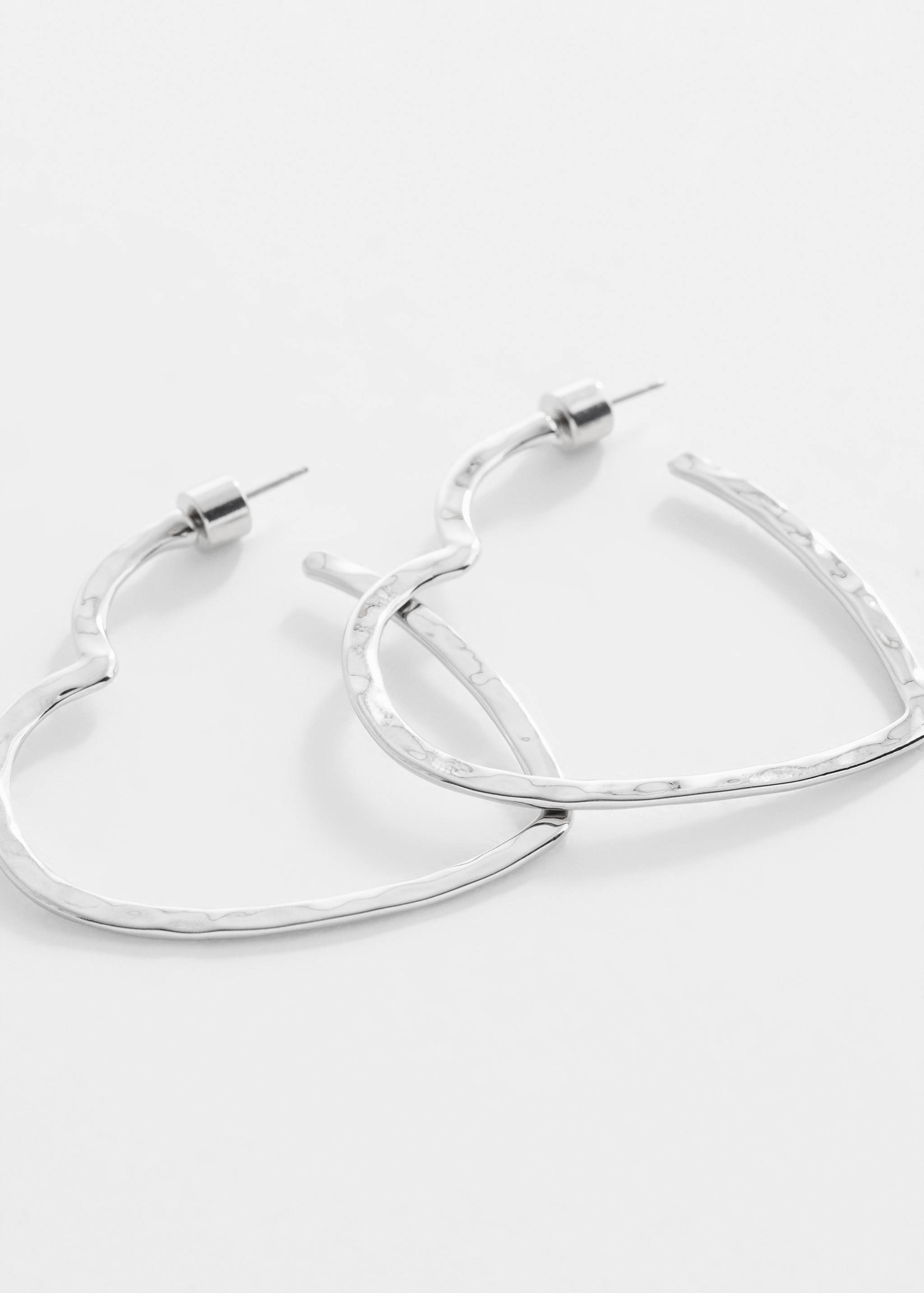 Heart-shape earrings - Medium plane