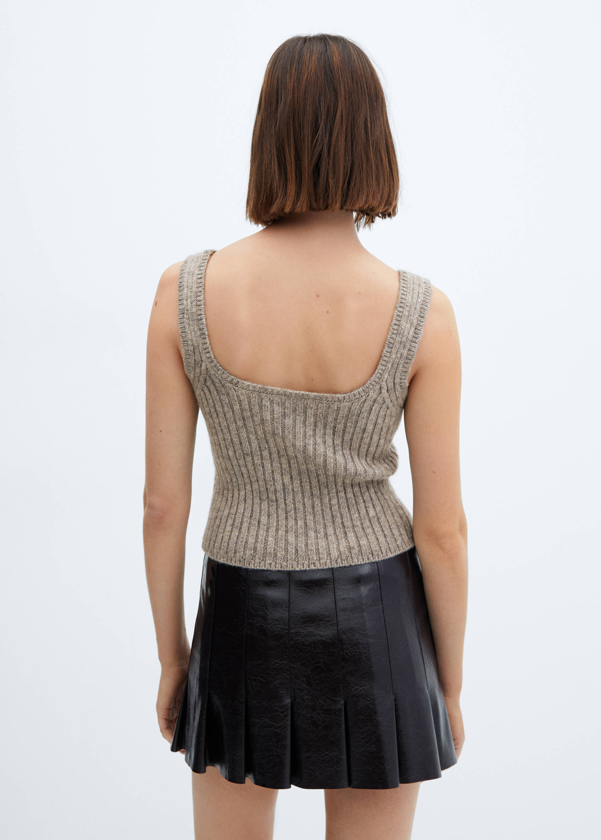 Top de alças canelado - Verso do artigo