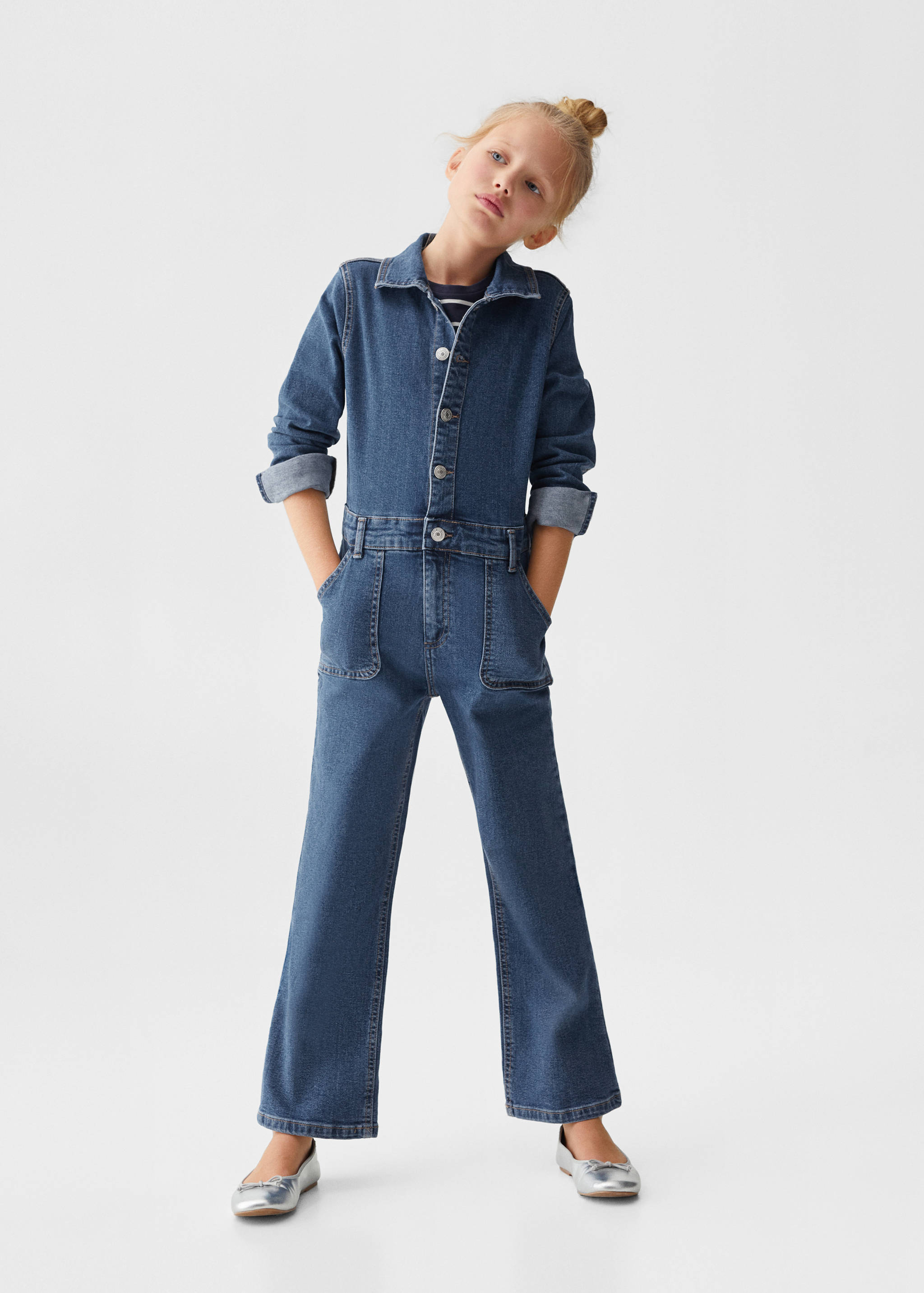 Combi-pantalon en jean - Plan général