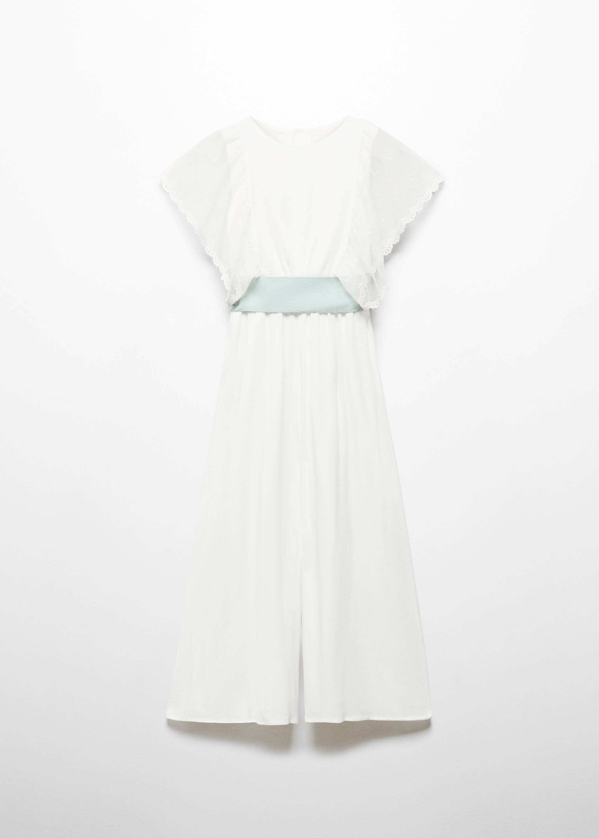 蝴蝶结长款连身衣裤 - null