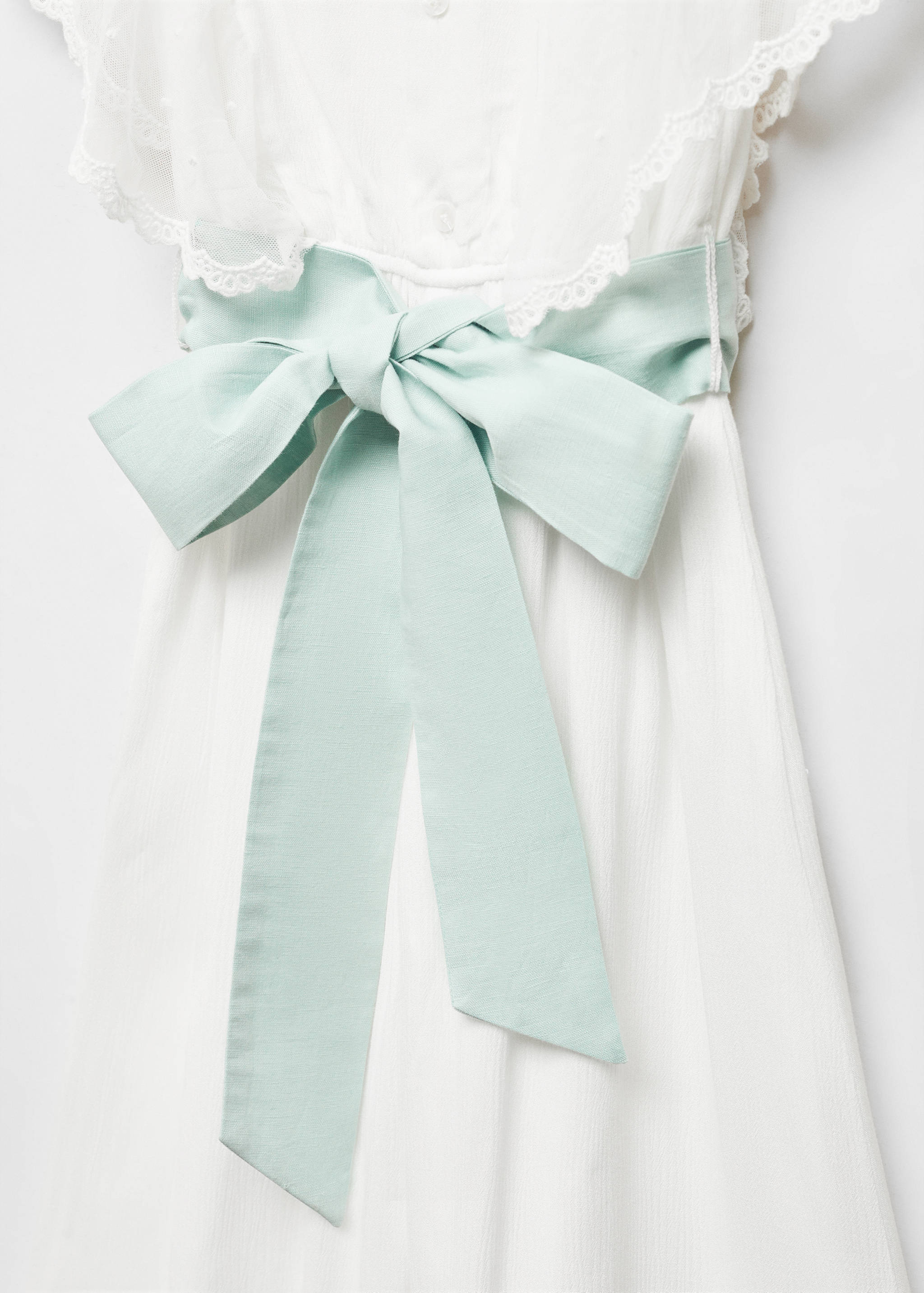 蝴蝶结长款连身衣裤 - null