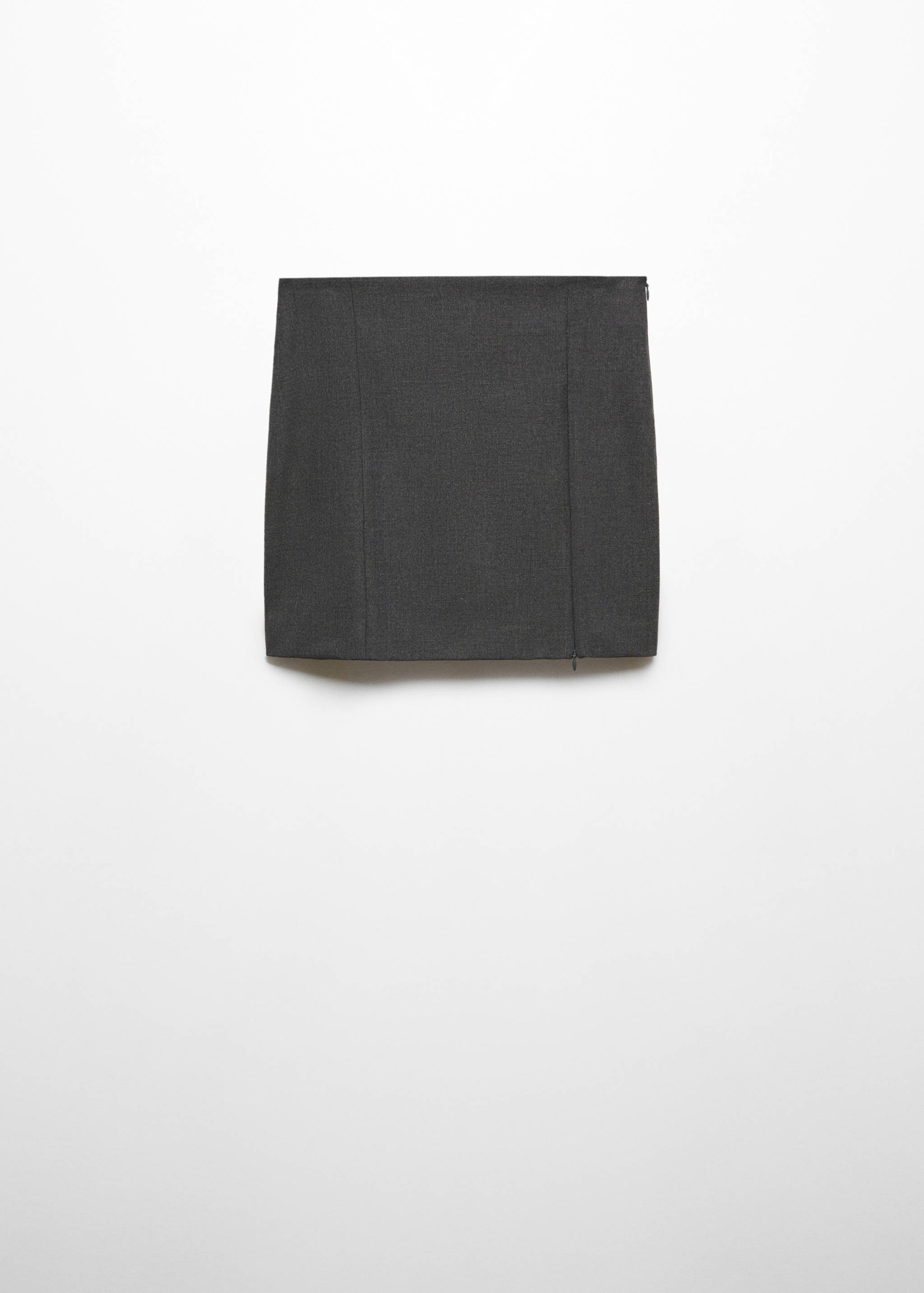 Side zipper mini skirt - Article without model