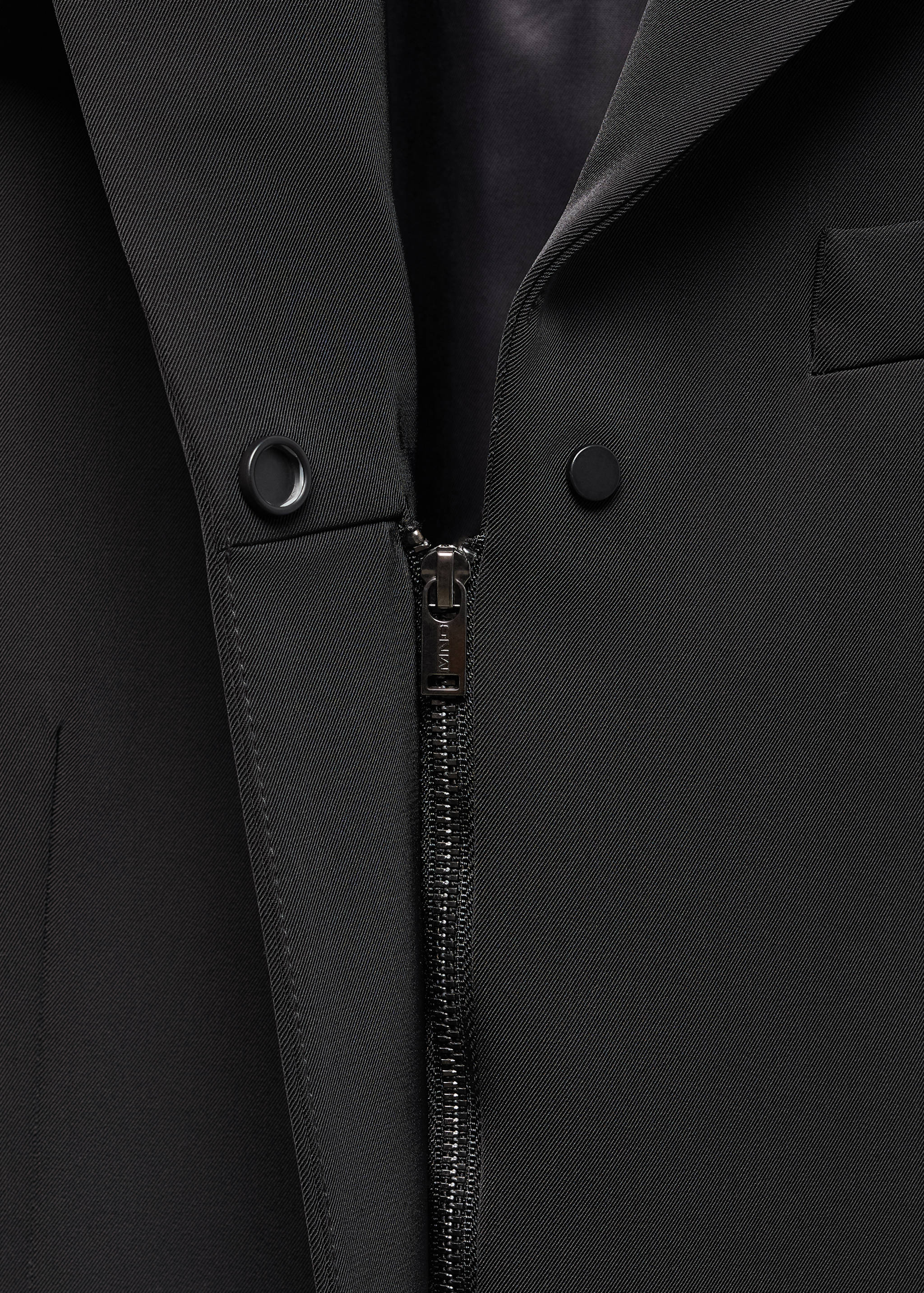 Zip straight-cut coat - Details of the article 8