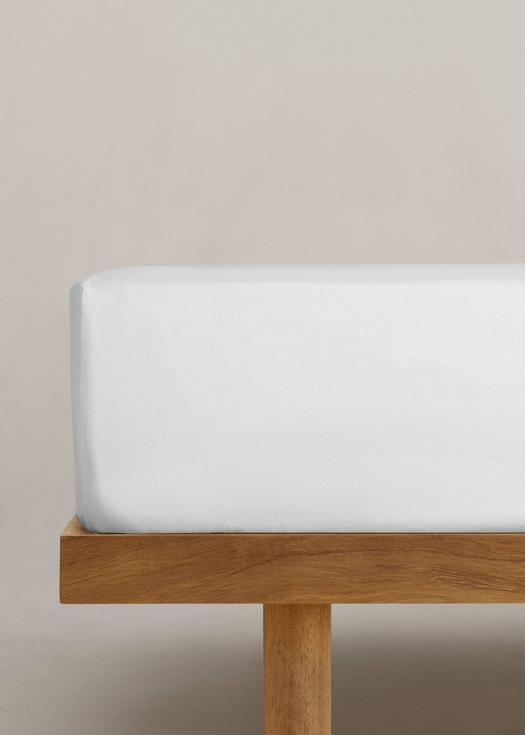100% linen fitted sheet for 180cm bed - Article without model