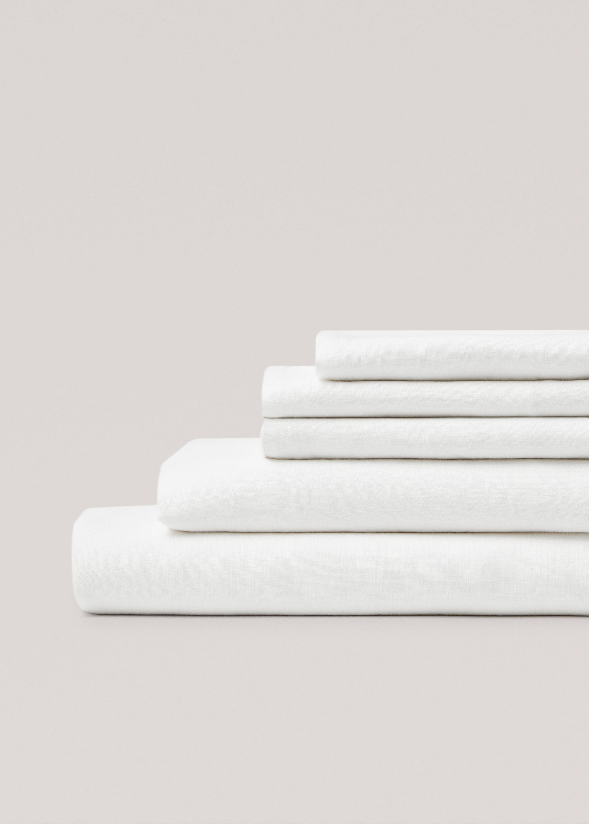 100% linen fitted sheet for 180cm bed - Details of the article 1