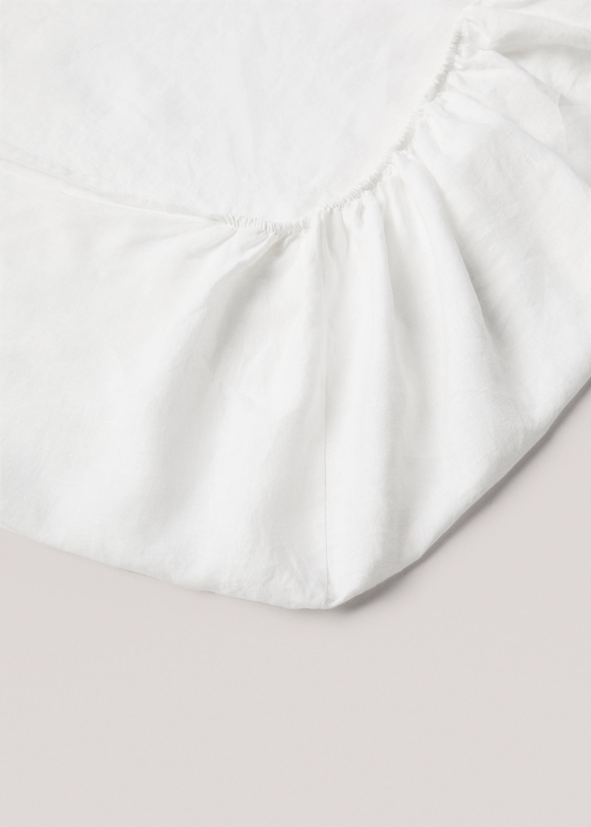 100% linen fitted sheet for 180cm bed - Details of the article 2