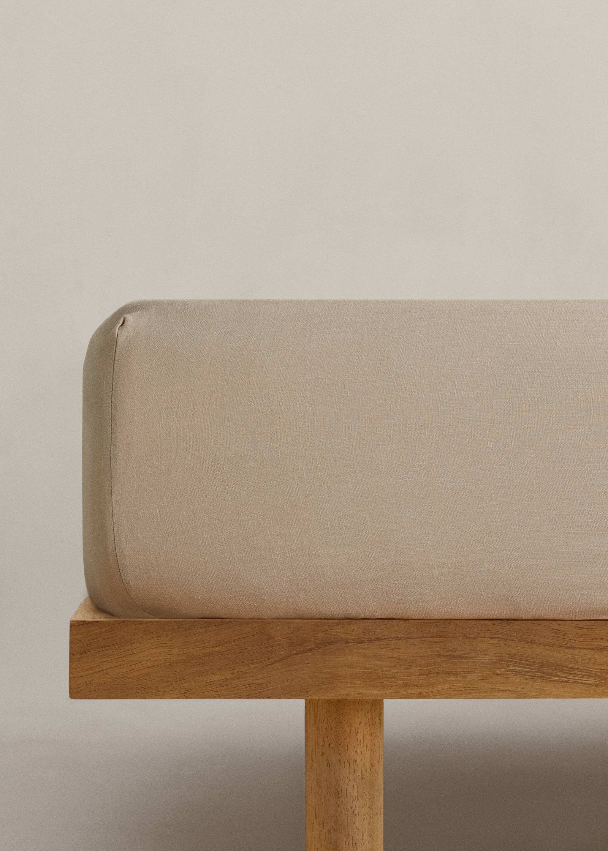 100% linen fitted sheet for 180cm bed - Article without model