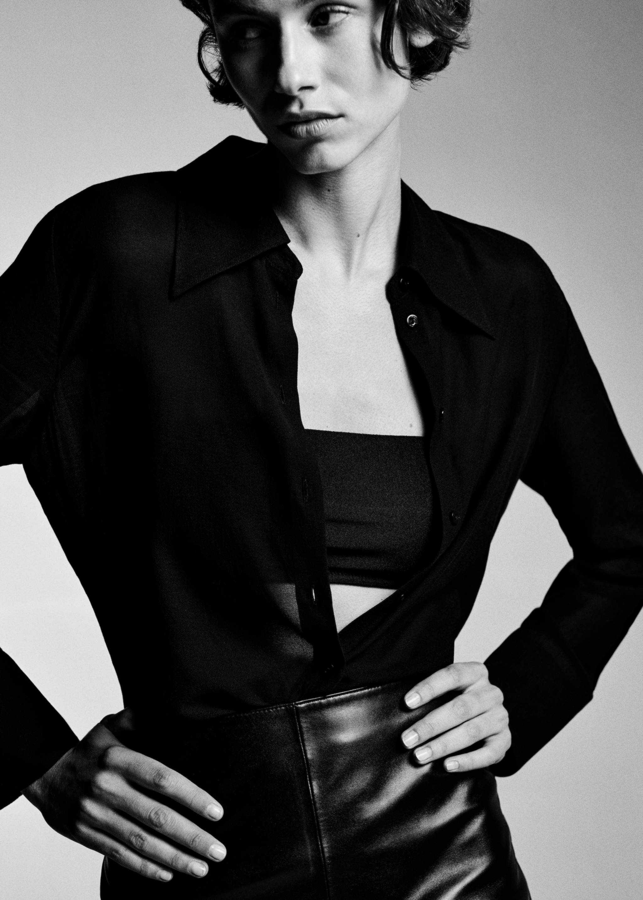 قميص فضفاض بأزرار - تفاصيل المنتج 6