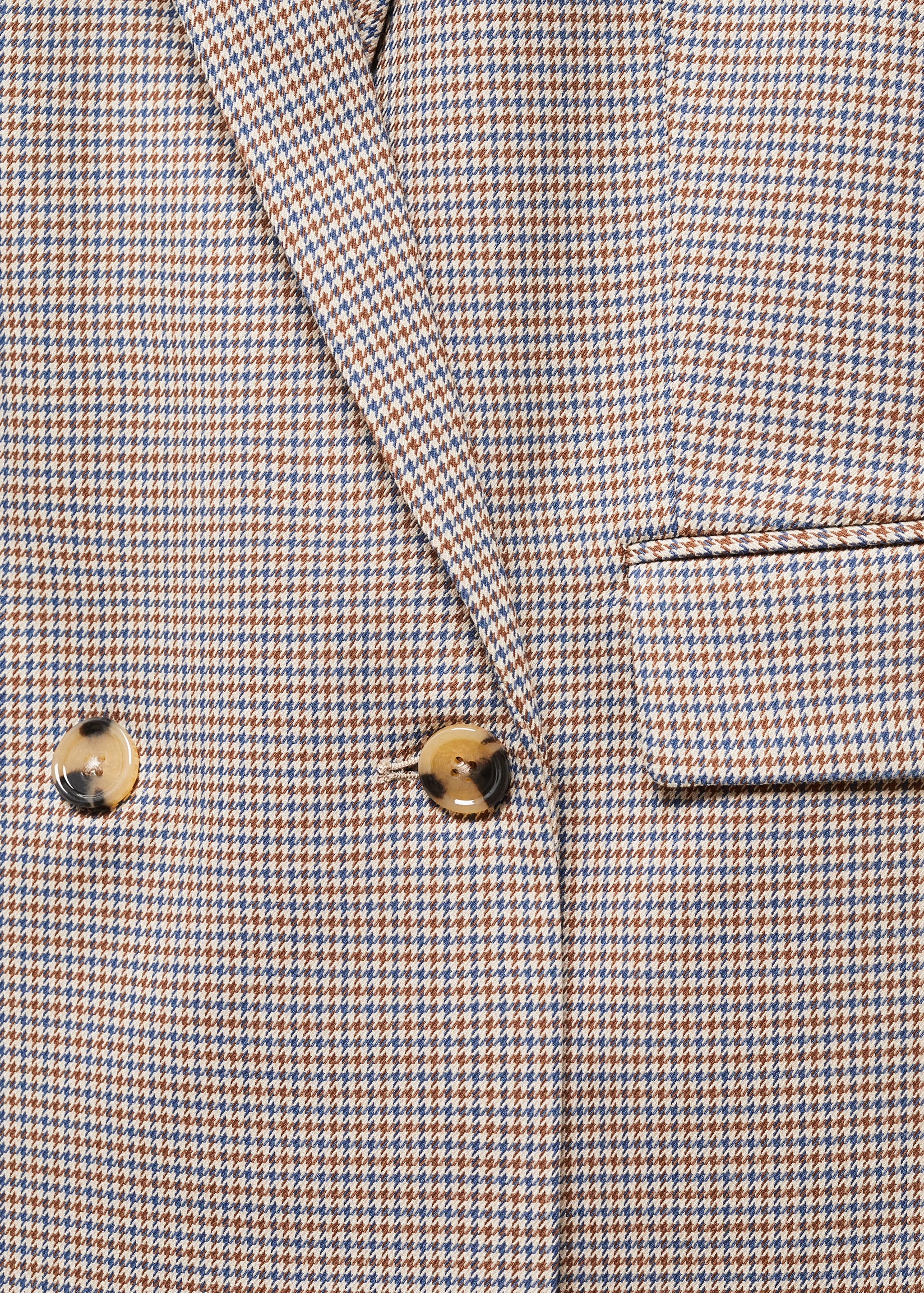 Houndstooth wool-blend blazer - Details of the article 8