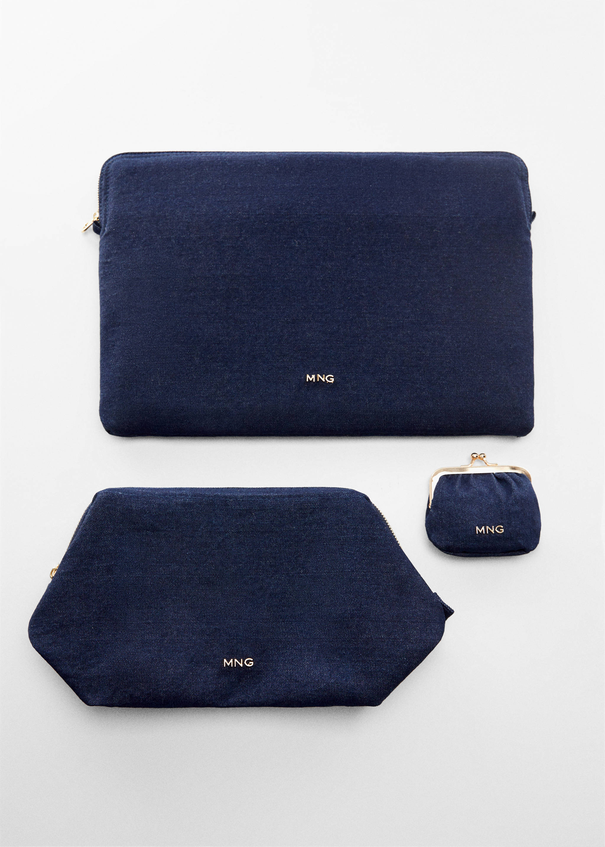Trousse de toilette denim - Détail de l'article 5
